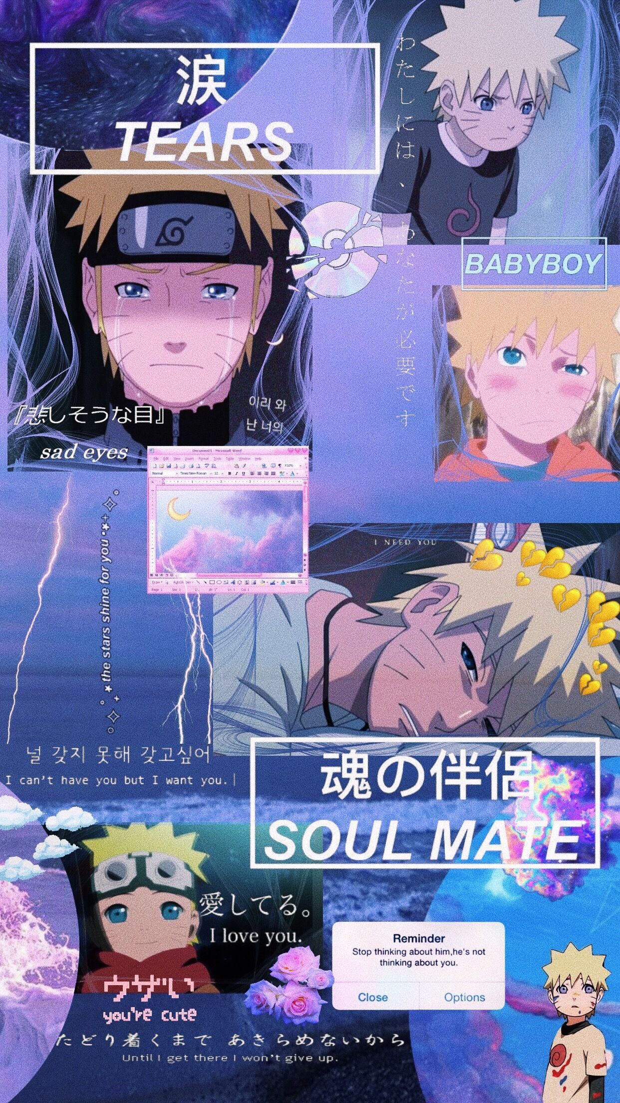 Sad Anime Wallpaper iPhone Naruto