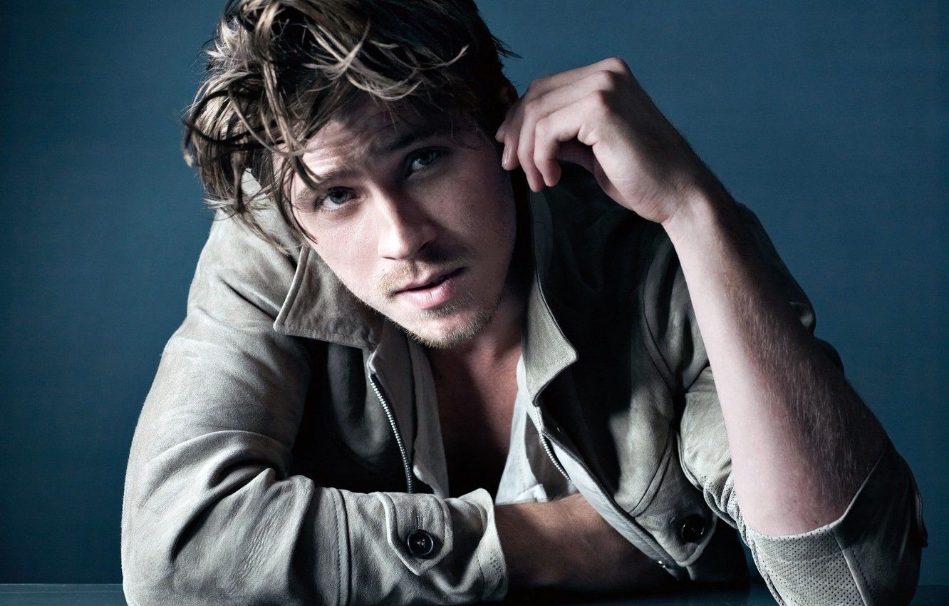 Wallpaper look, jacket, actor, male, Garrett Hedlund, Garrett