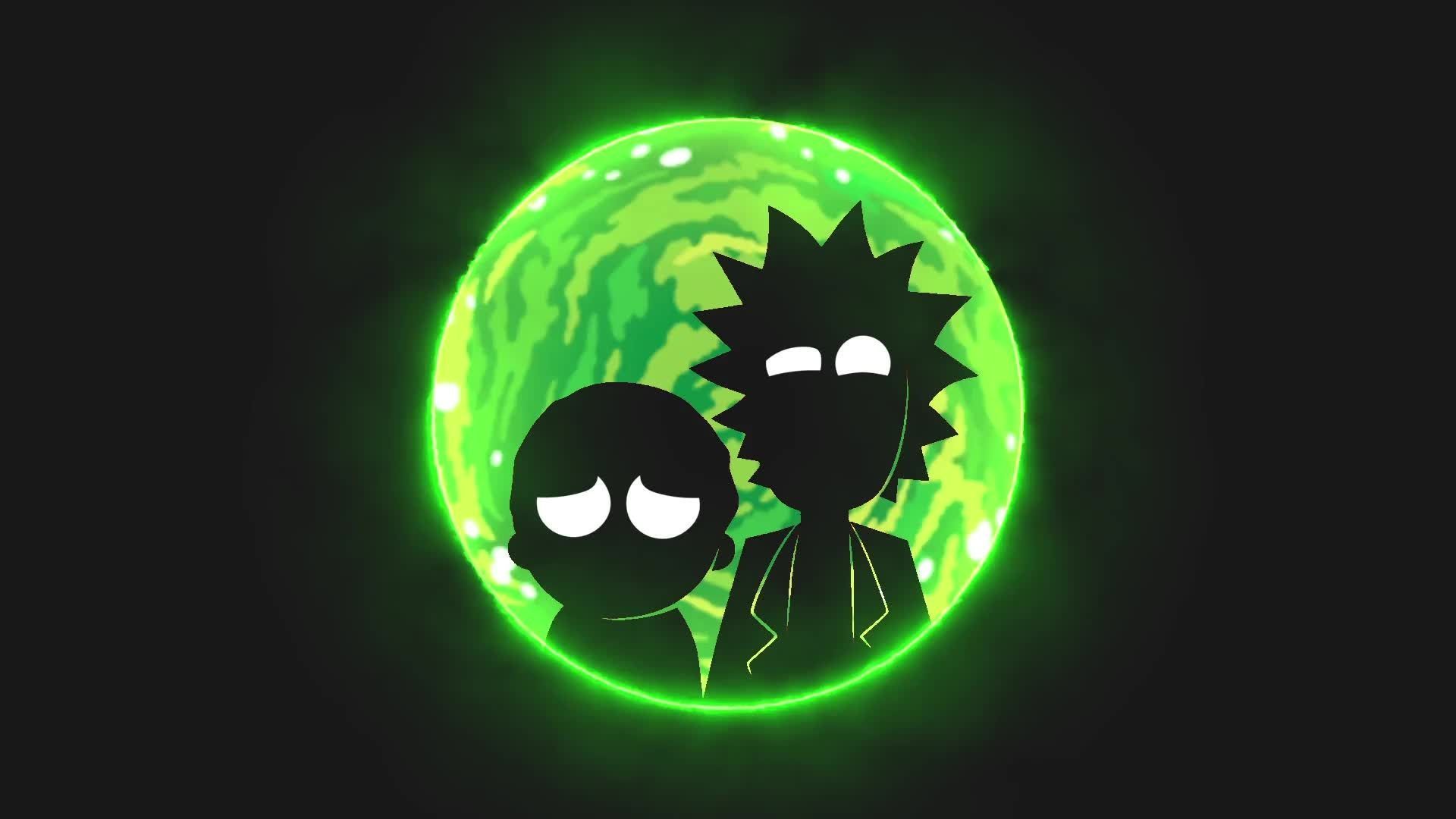 Rick And Morty Black Wallpapers