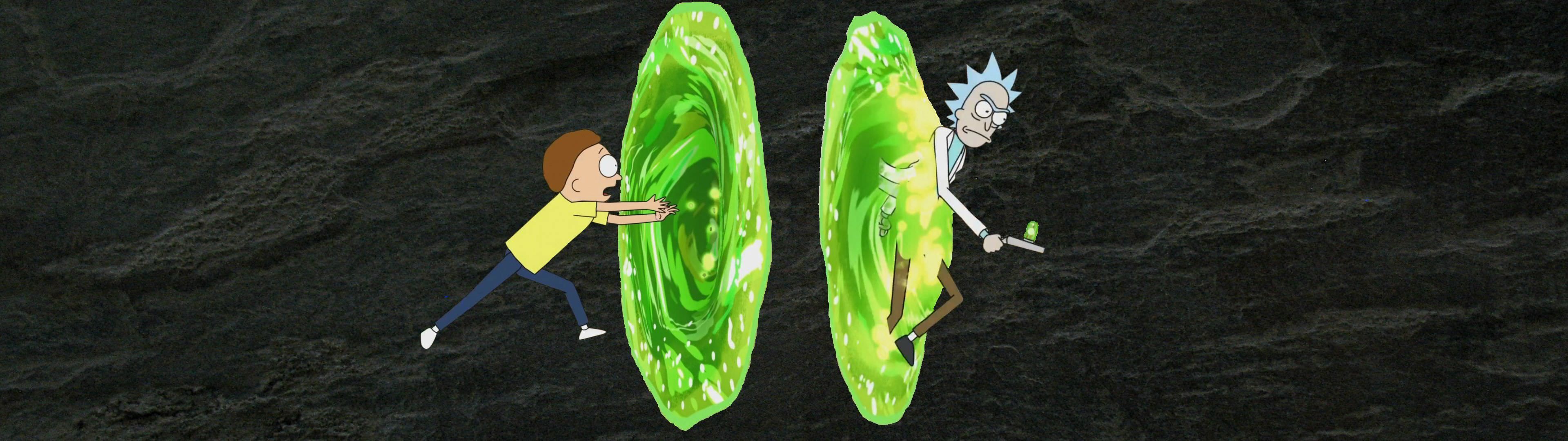 Rick and Morty Portal Wallpaper.
