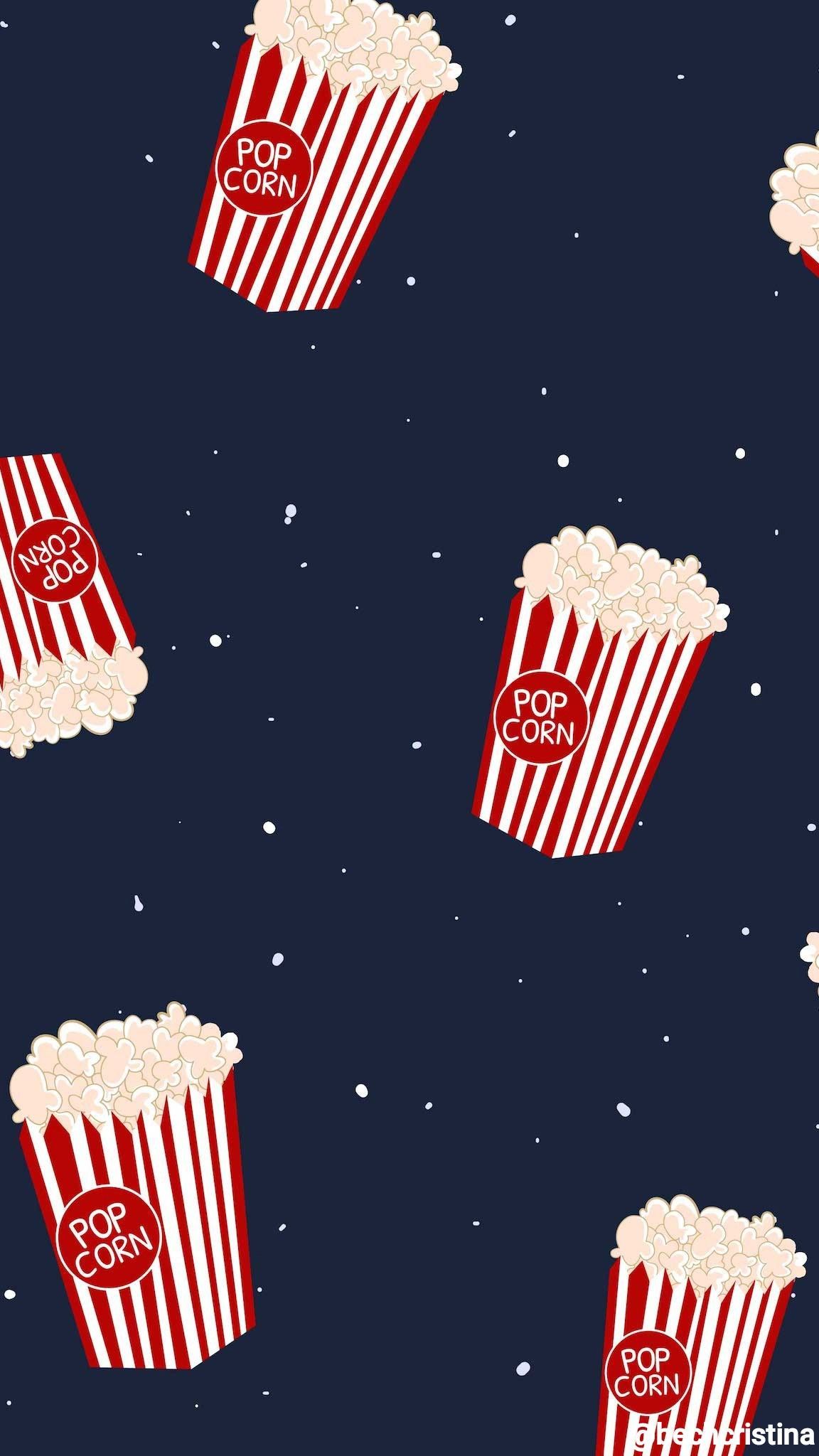 Wallpaper popcorn. Trendy wallpaper, Emoji wallpaper, Cute wallpaper