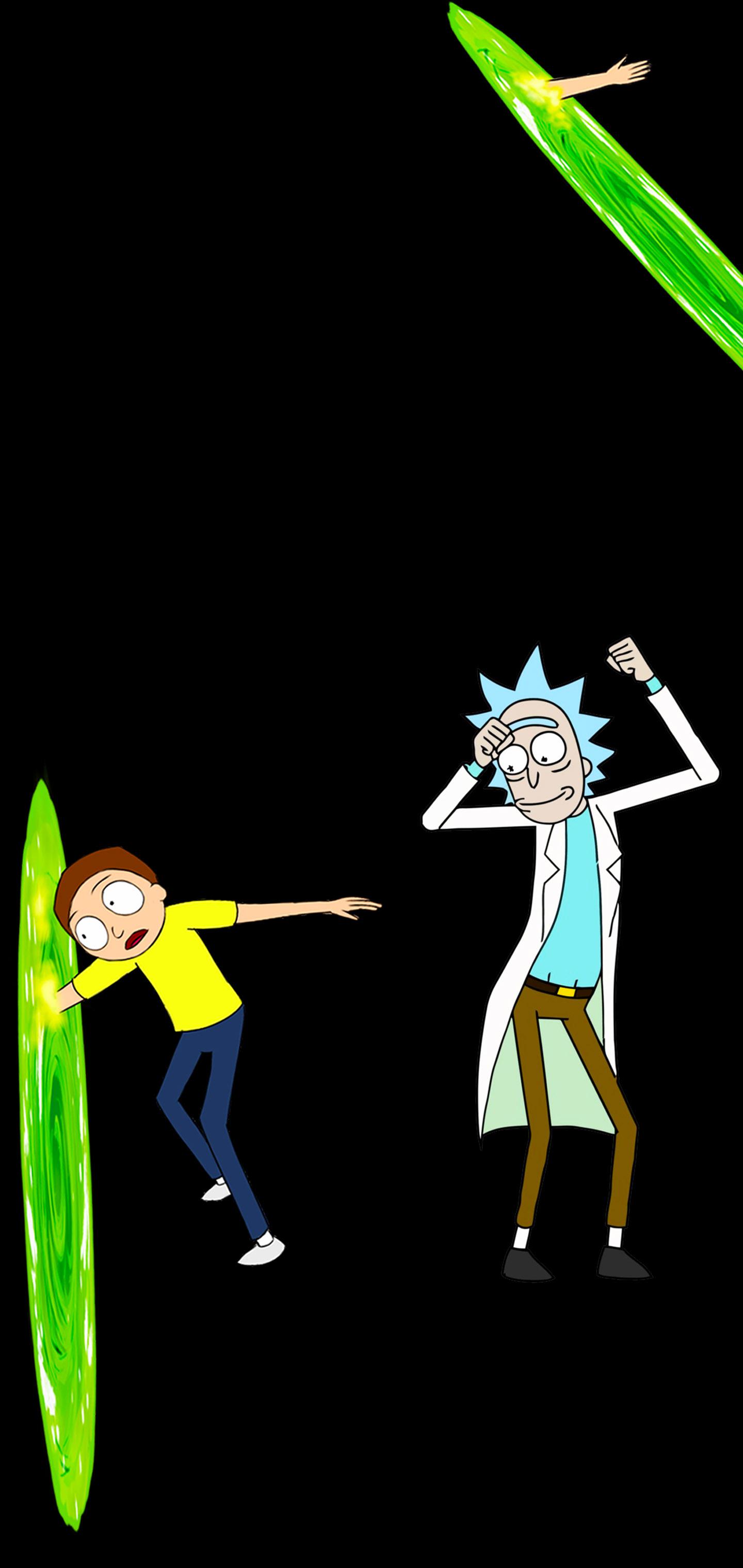 Rick and Morty Portal Wallpapers for Phone 4K - Wallpapers Clan