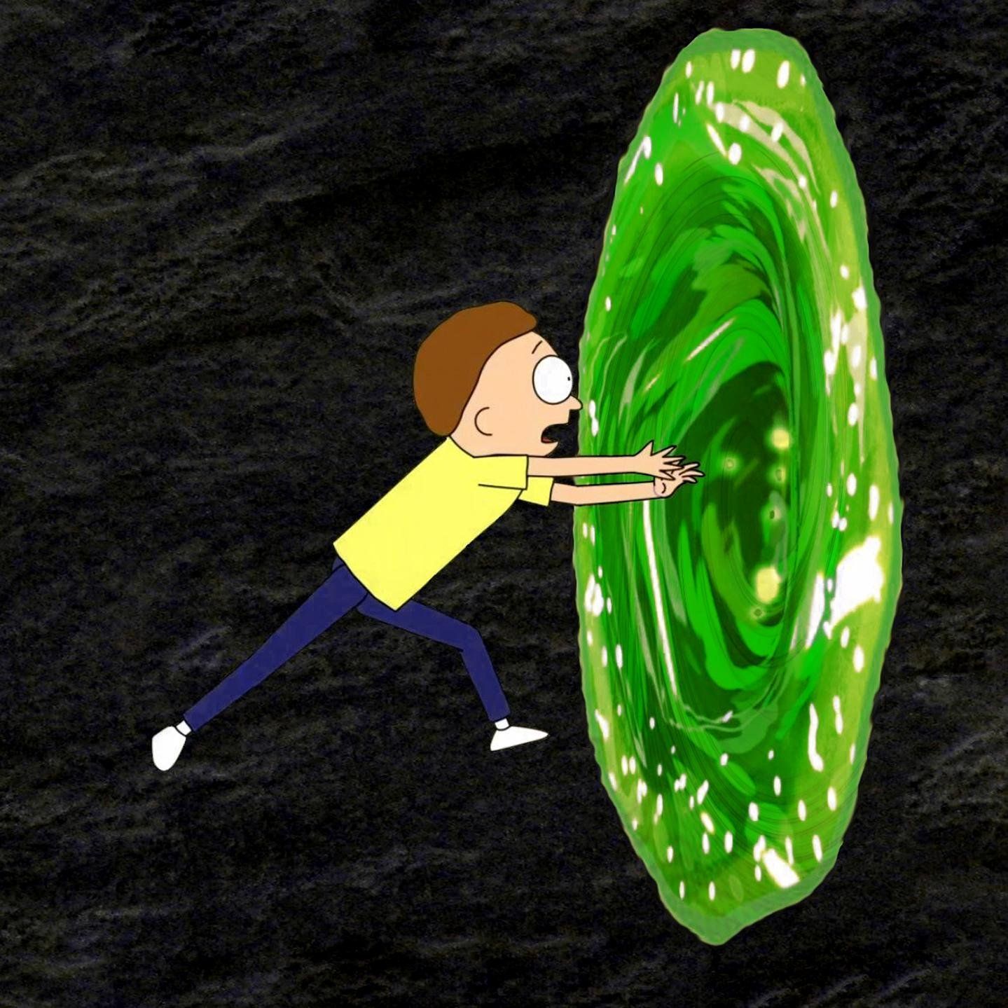 Rick and morty portal HD wallpapers