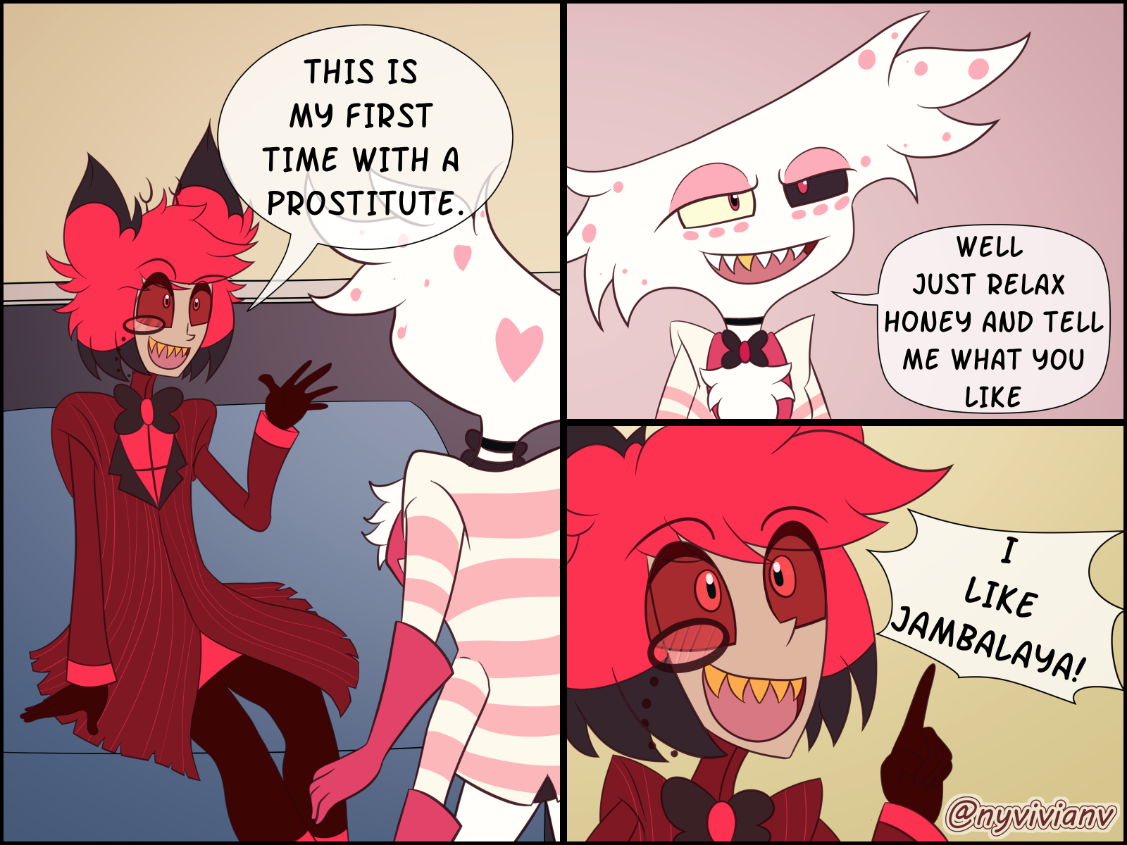 I Made a RadioDust Comic Based on a Classic. Poor Angel