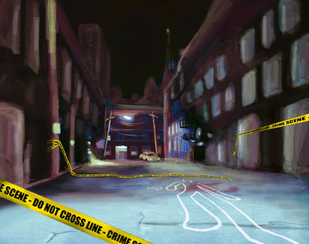 Free download Crime Scene by Psybernaut [1000x789]