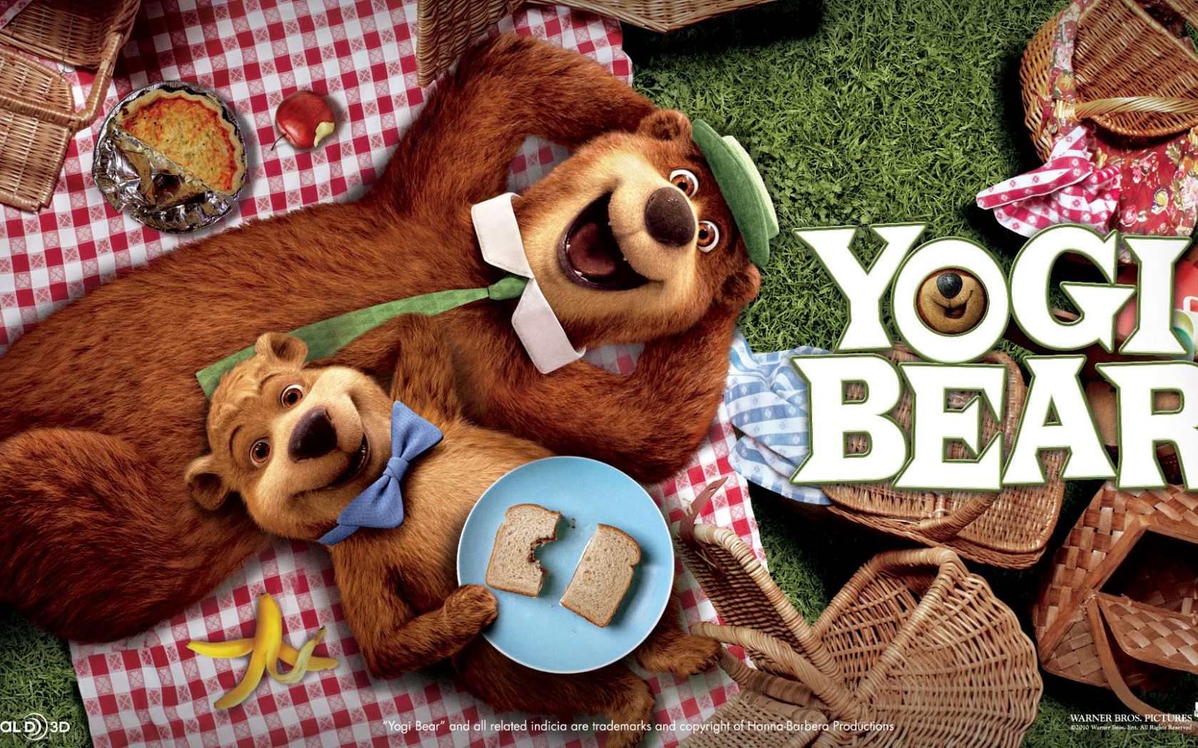 Free download Yogi Bear and Boo Boo Picnic Raid Movie Desktop