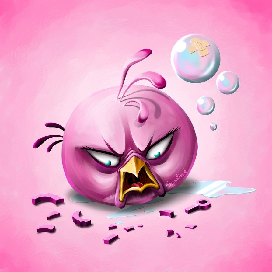 Angry Birds Stella art. Angry birds
