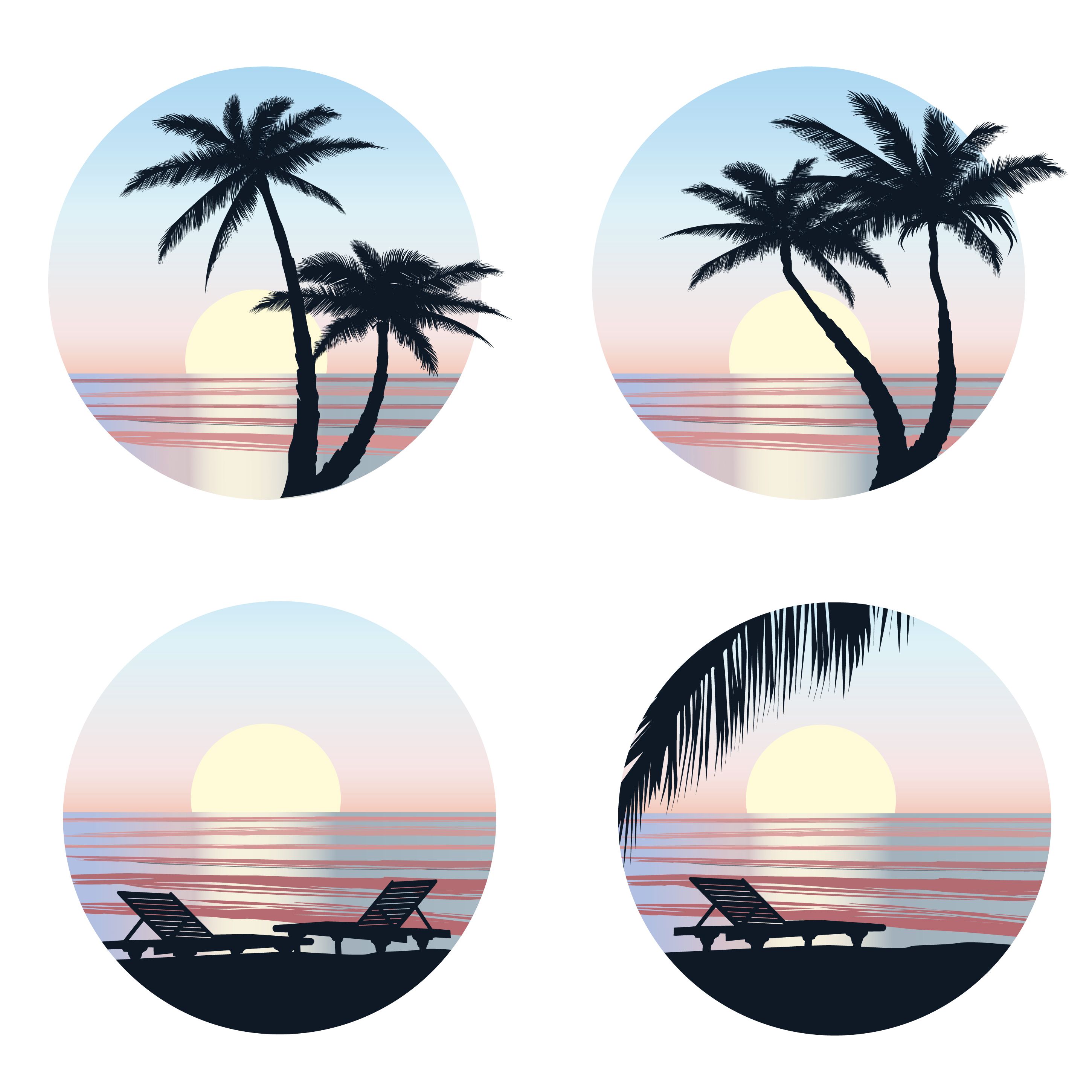 Summer holidays background. Seaside View. Beach resort wallpaper