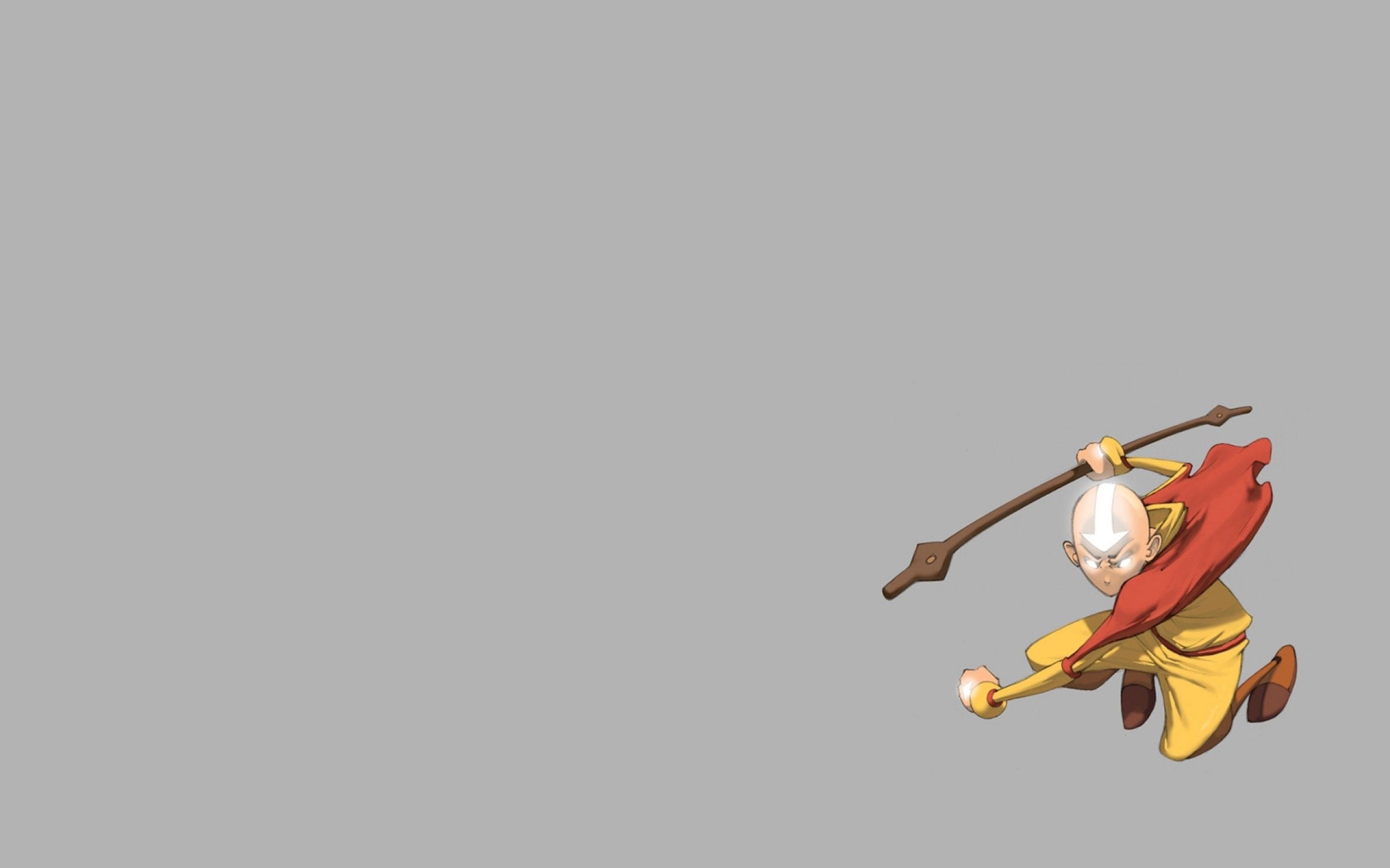 Minimalistic Avatar: The Last Airbender Aang TV series wallpaper