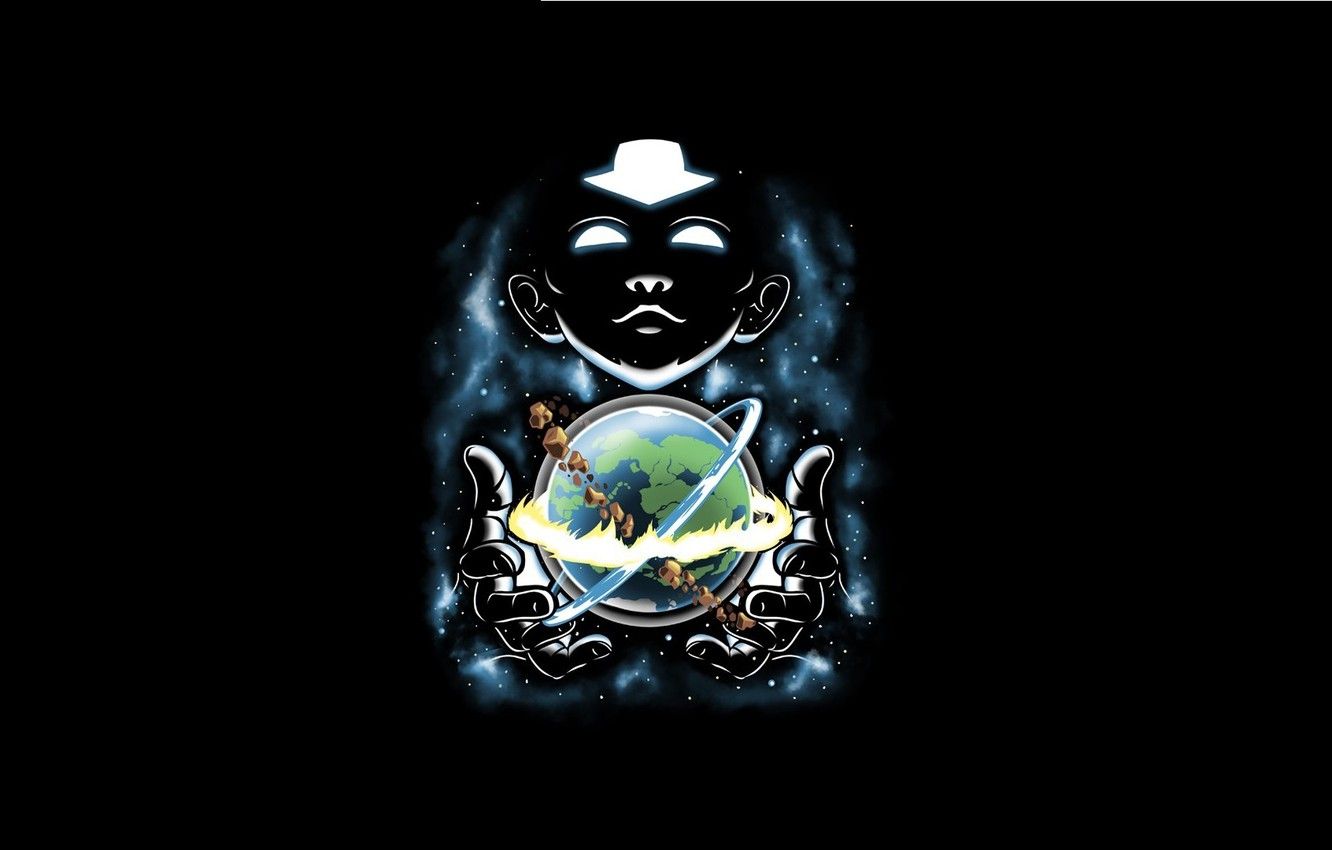 Wallpaper Water, Minimalism, Fire, Earth, Avatar, Fire, Avatar