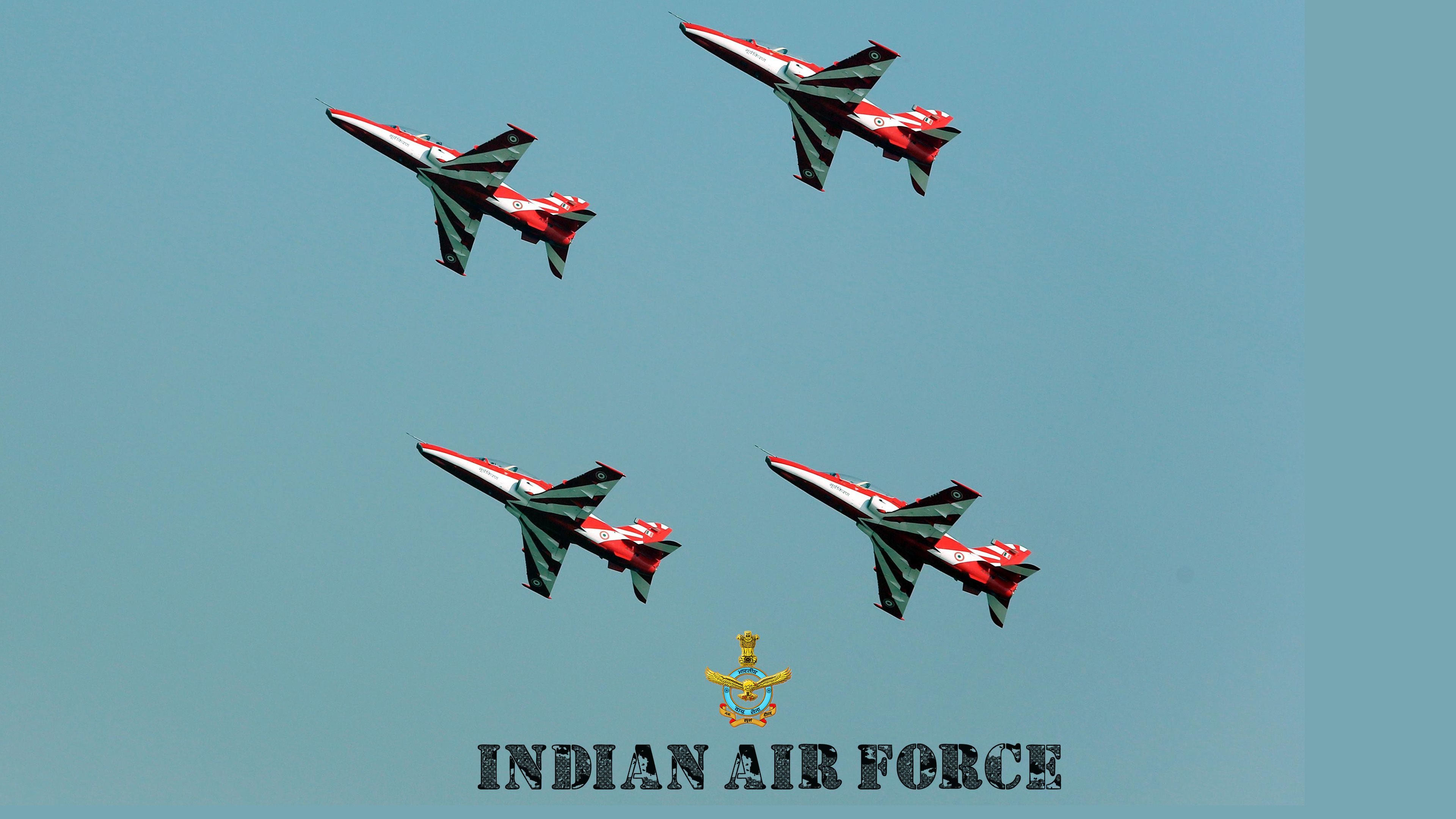 Indian Air Force Wallpaper with Advanced Jet Trainer Aircrafts