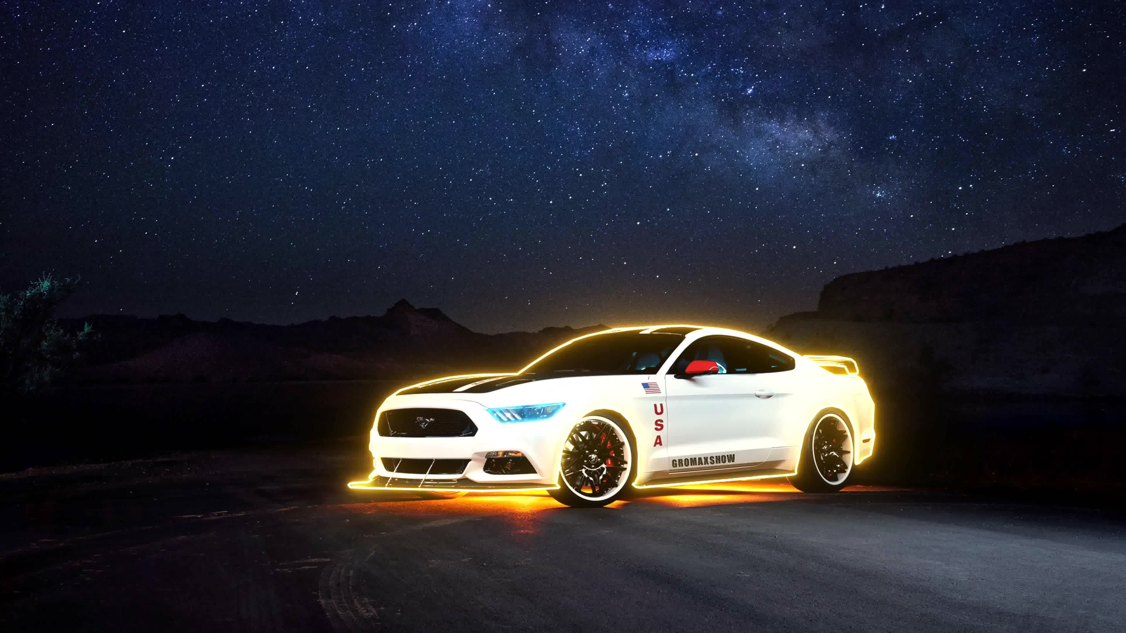Ford Mustang Night Live Wallpaper