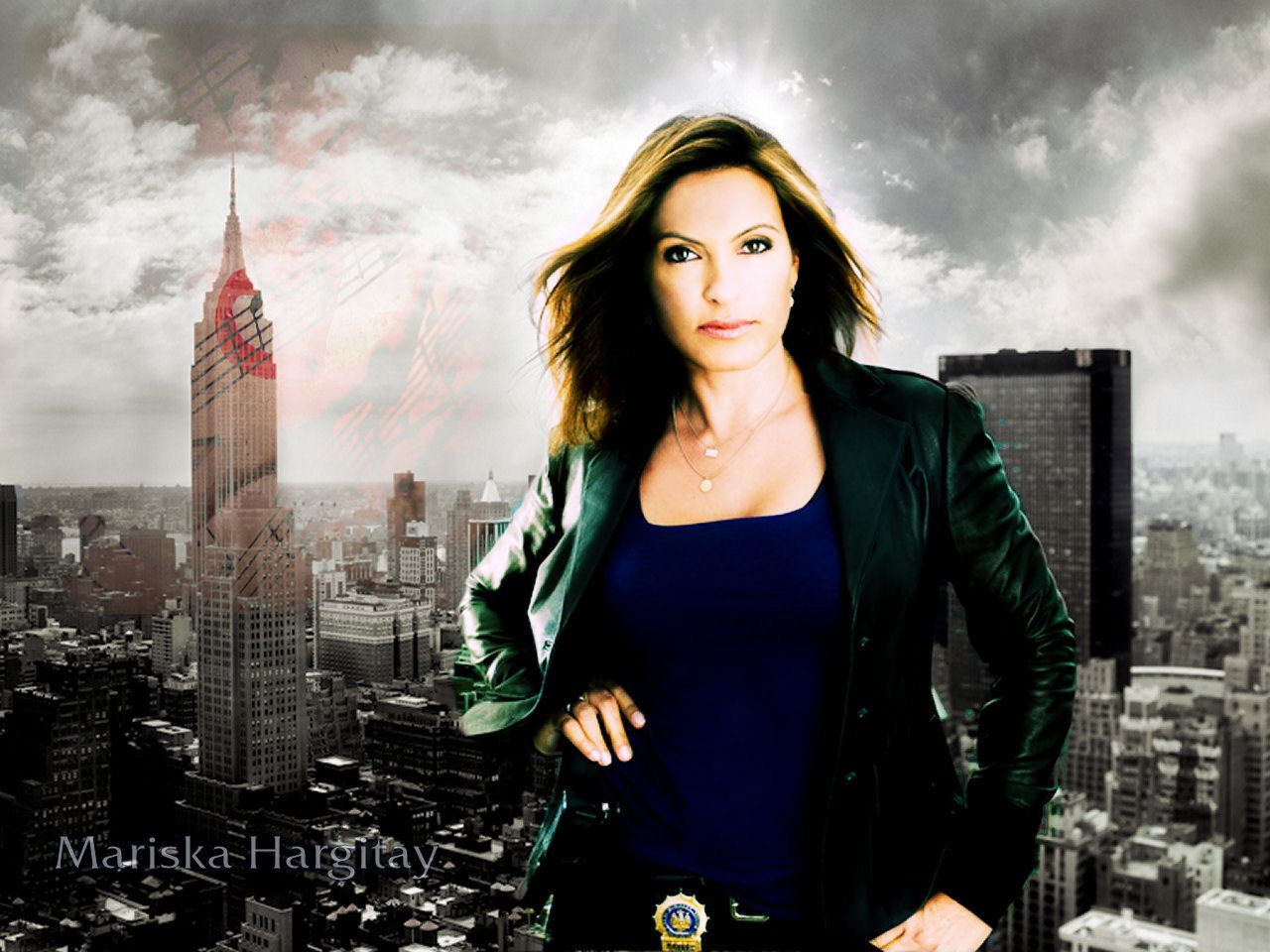 mariska Chris love and Order SVU Wallpaper