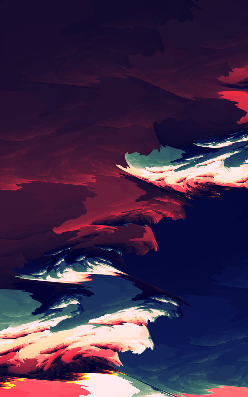 Download 800x1280 Colorful, Clouds, Minimalistic Wallpaper