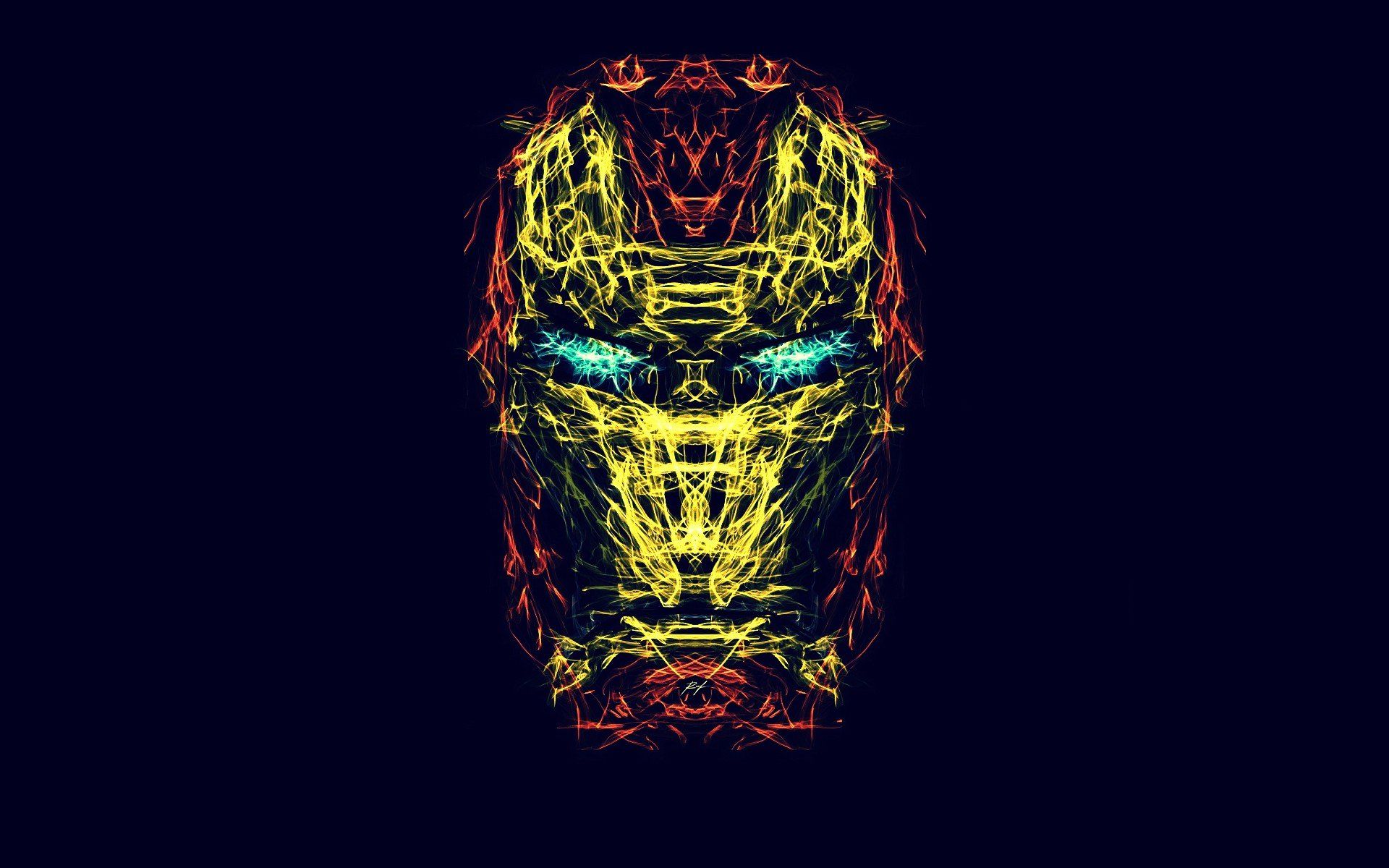 Wallpaper HD Iron Man Logo