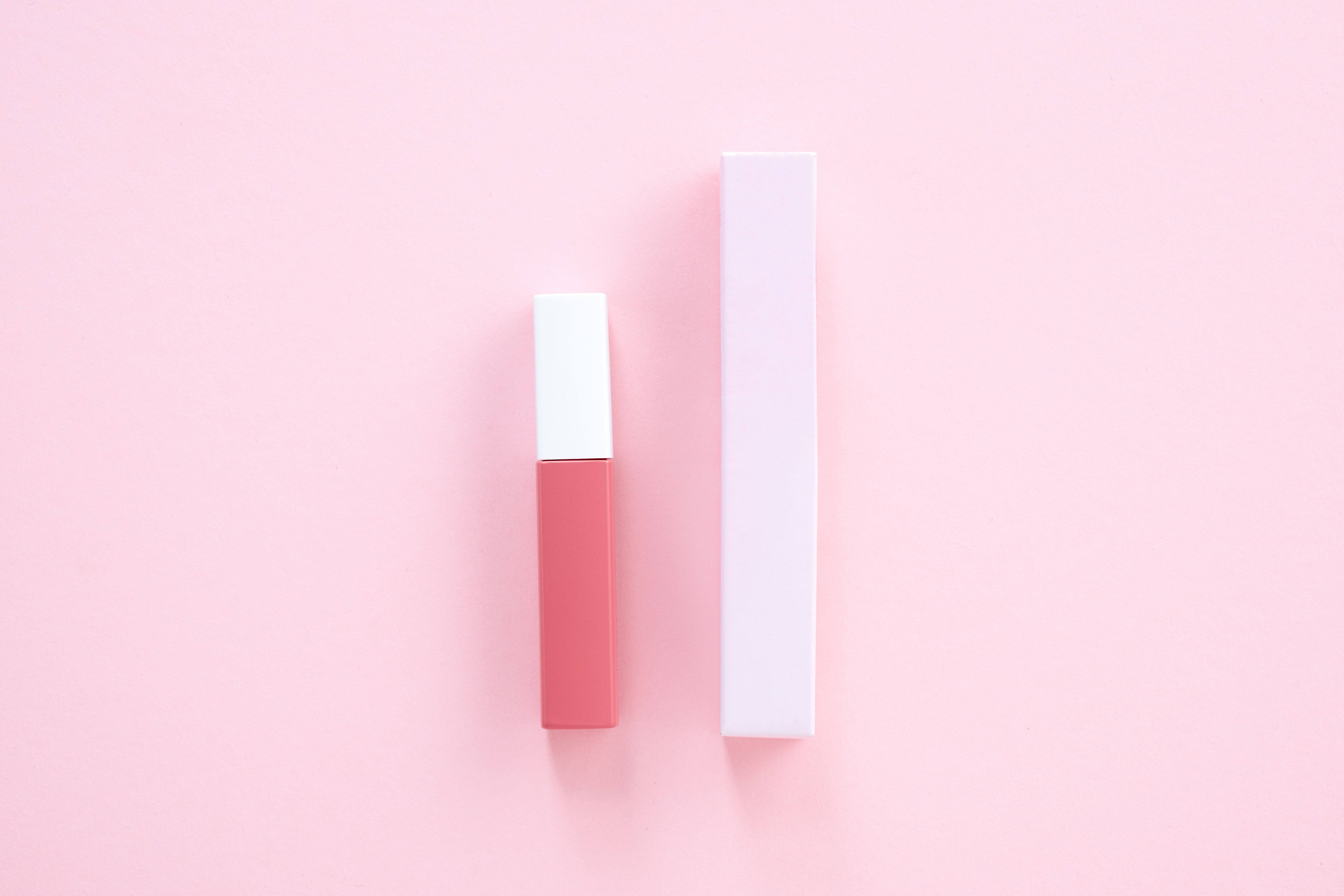Close Up Photo Of Pink Lip Gloss · Free