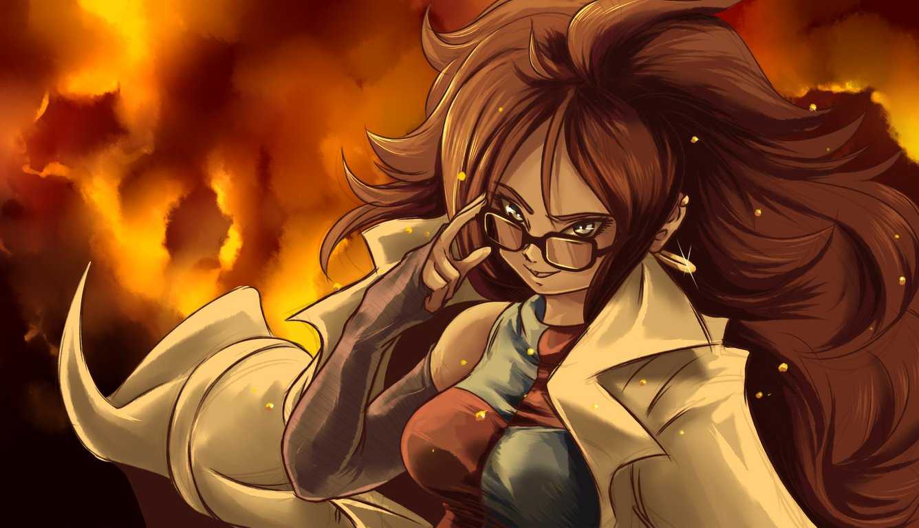 Android 21 Dragon Ball Fighterz HD Wallpaper (1336x768)