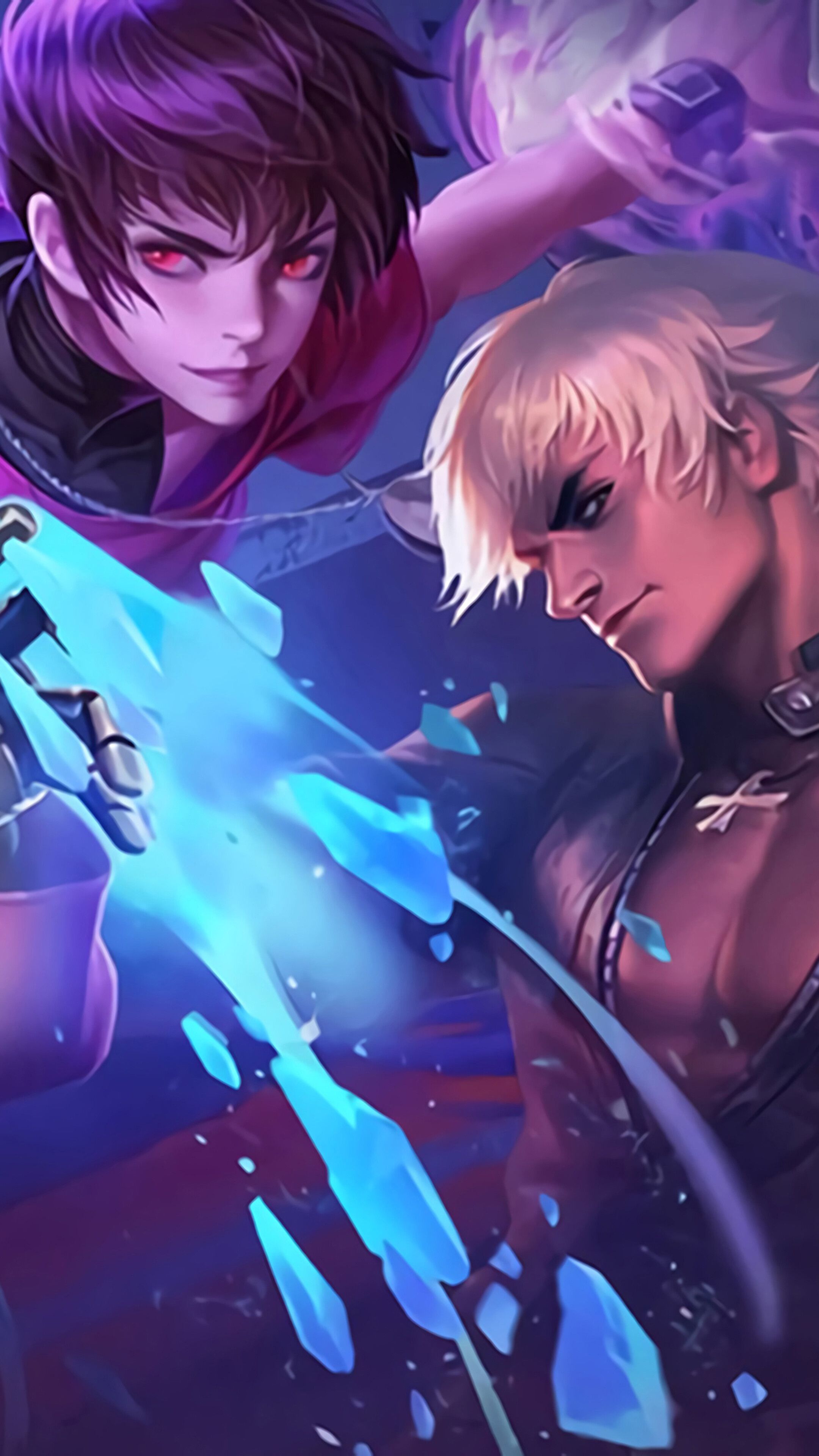 Dyrroth, Orochi Chris, Aurora, Kula Diamond, Gusion, K, KOF, MobileLegends, 4K phone HD Wallpaper, Image, Background, Photo and Picture. Mocah HD Wallpaper