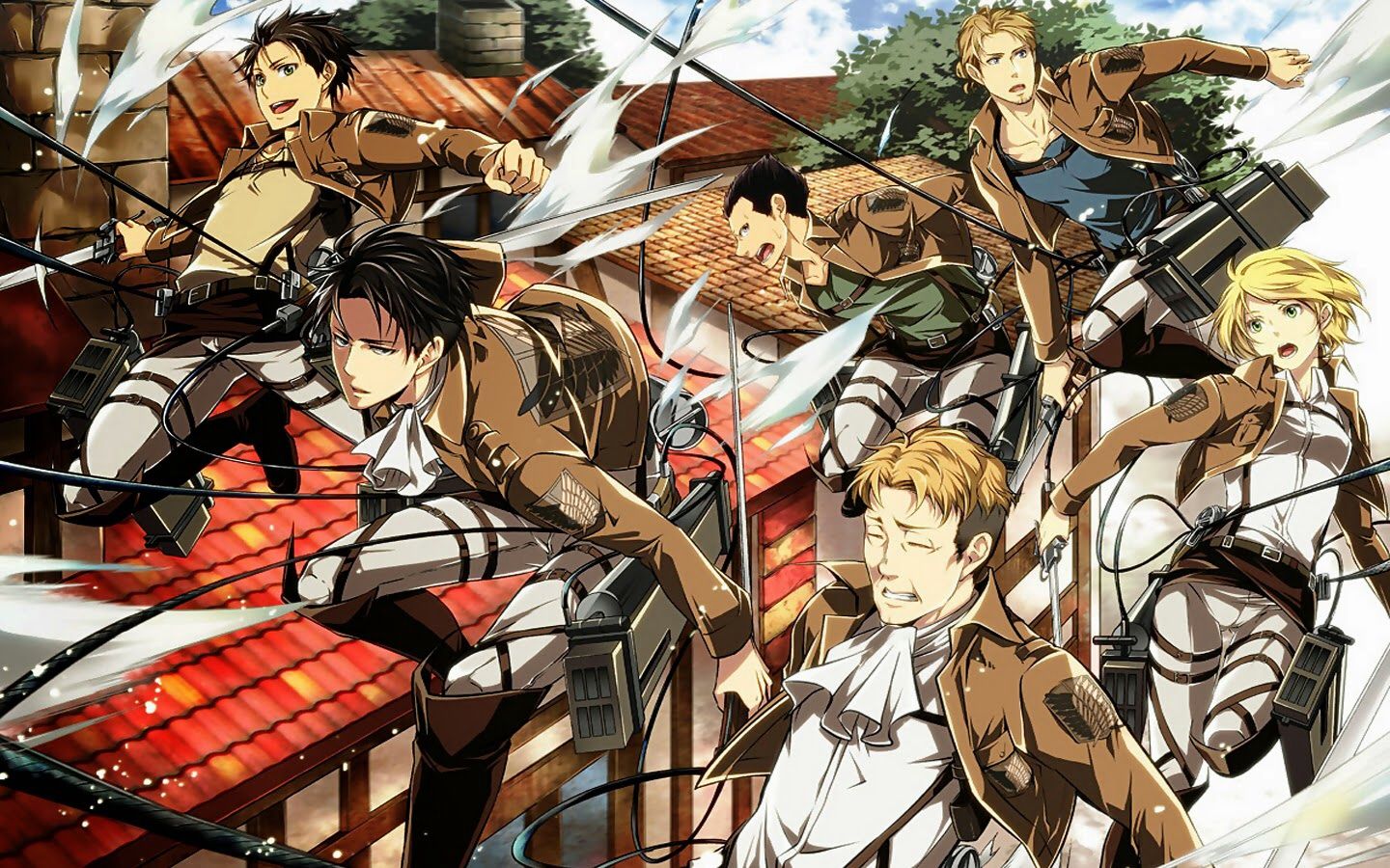 Levi Squad No Kyojin Attack On Titan Wallpaper Levi Wallpaper & Background Download