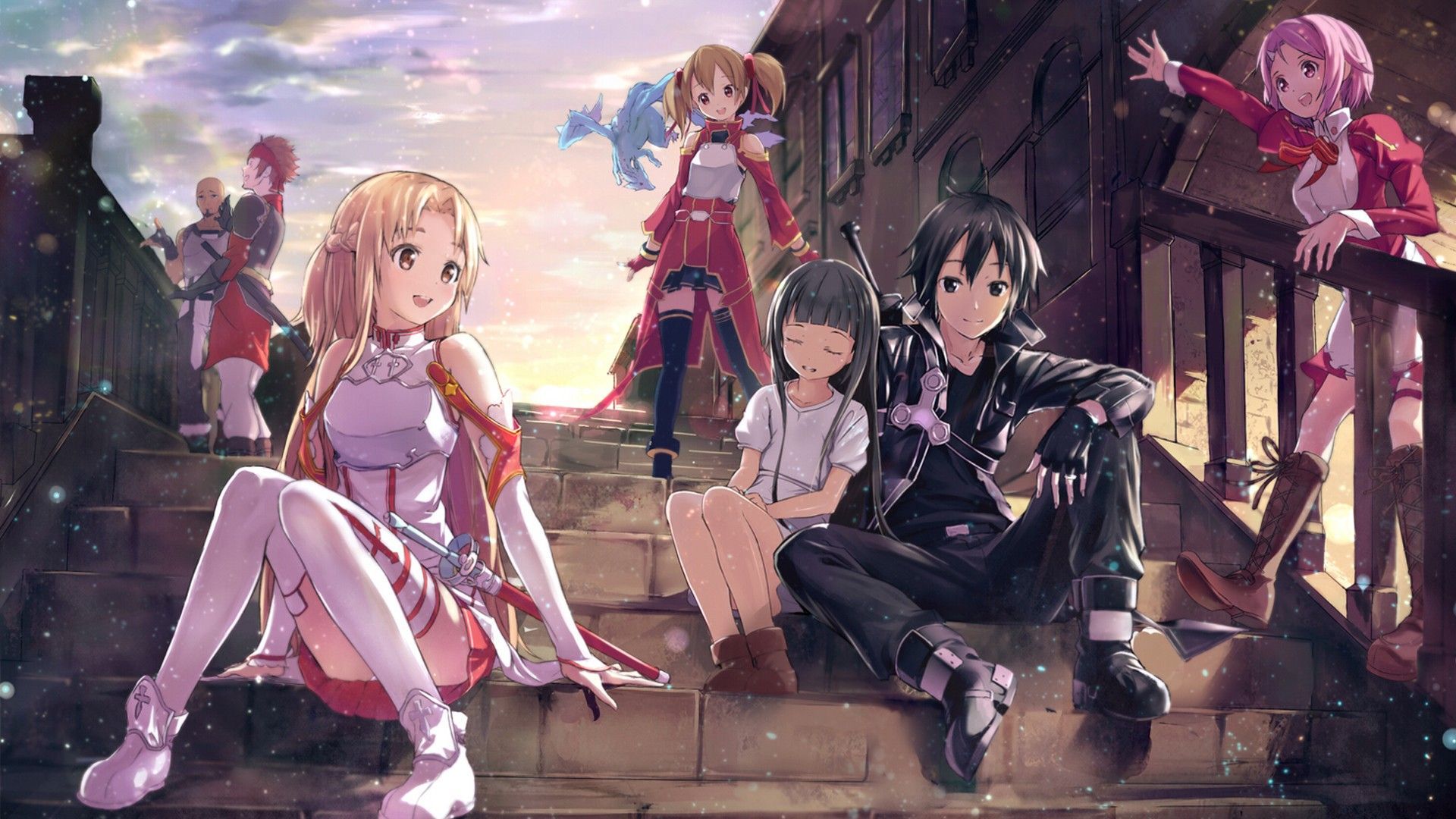 Ayano Keiko Kirigaya Kazuto Mills Andrew Gilbert Pina Shinozaki