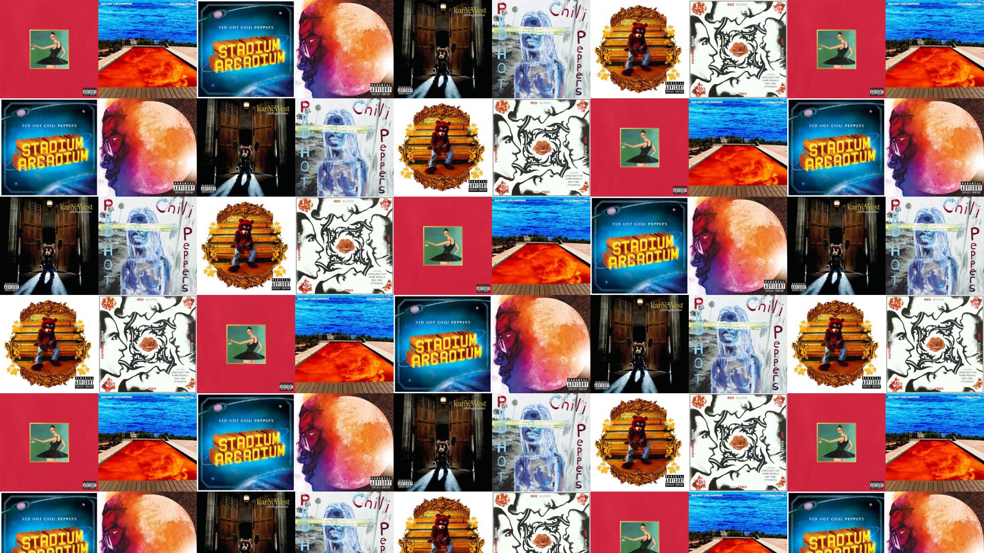 Kanye West My Beautiful Dark Twisted Fantasy Red Wallpaper « Tiled