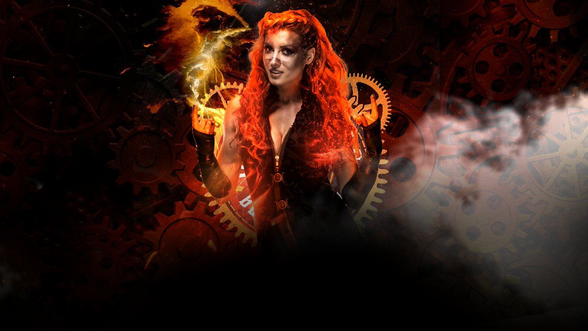Lucio Rodrigues in the fire Becky Lynch