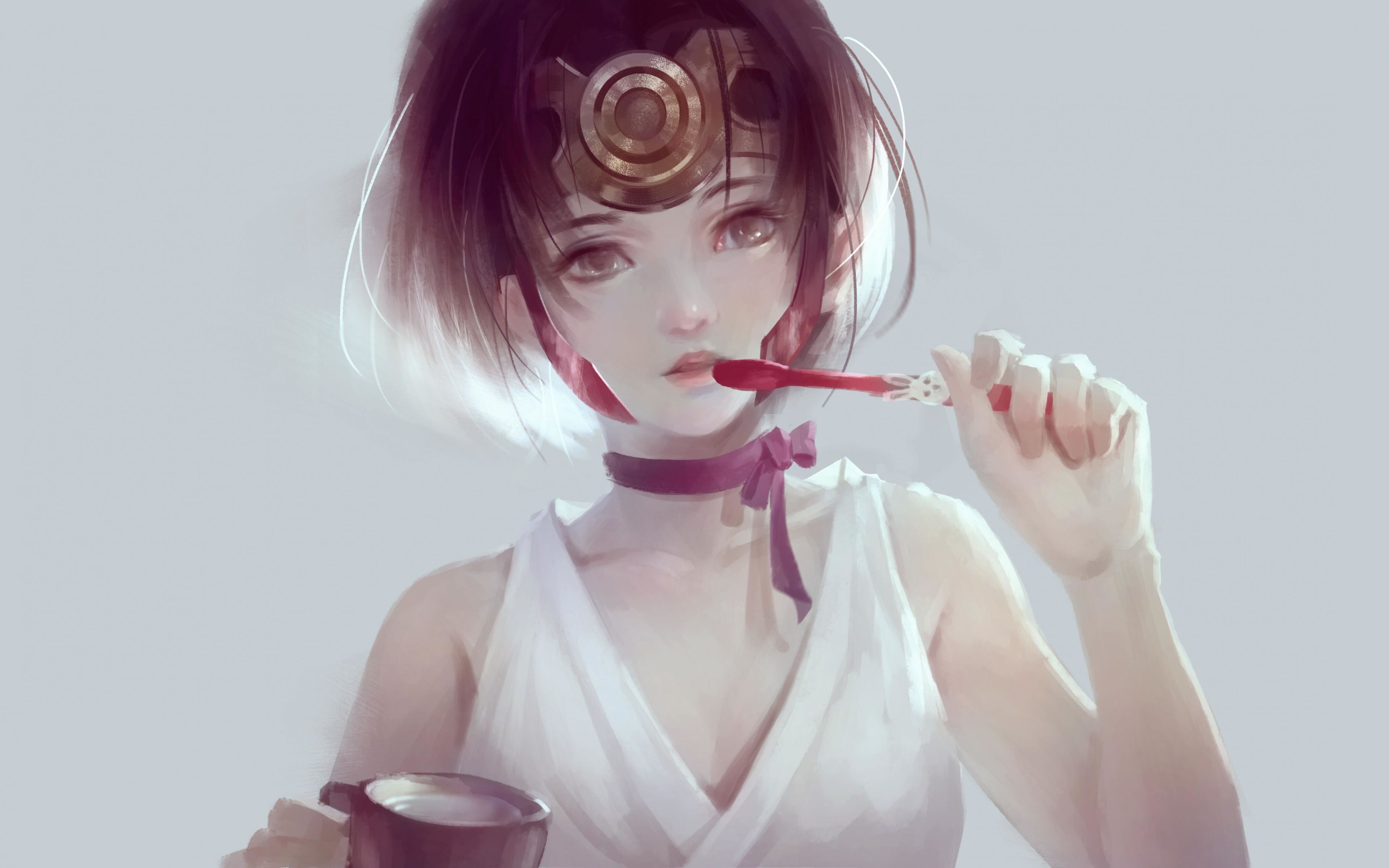 Download 3840x2400 wallpaper artwork, mumei, kabaneri of the iron
