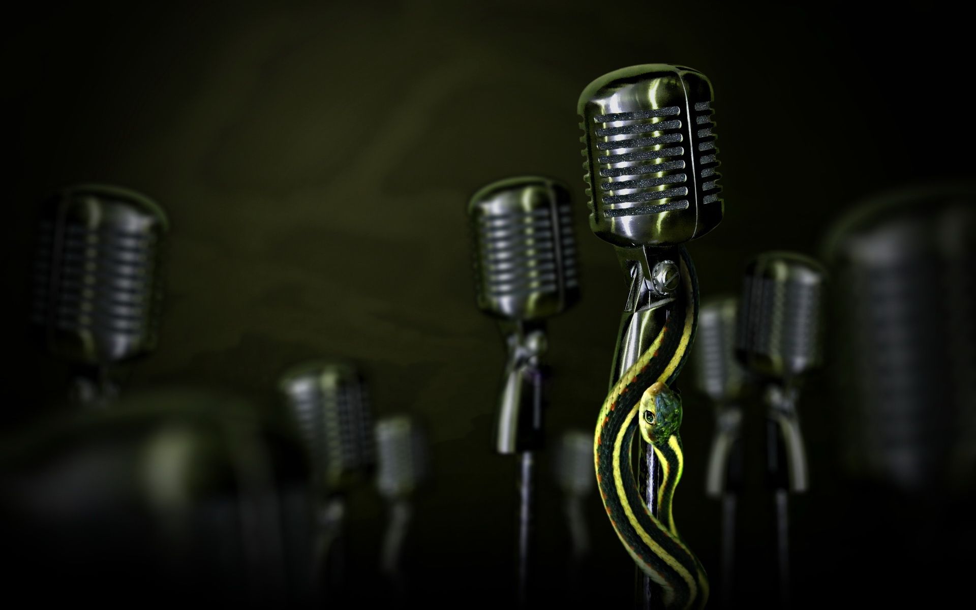 Microphone Desktop Background