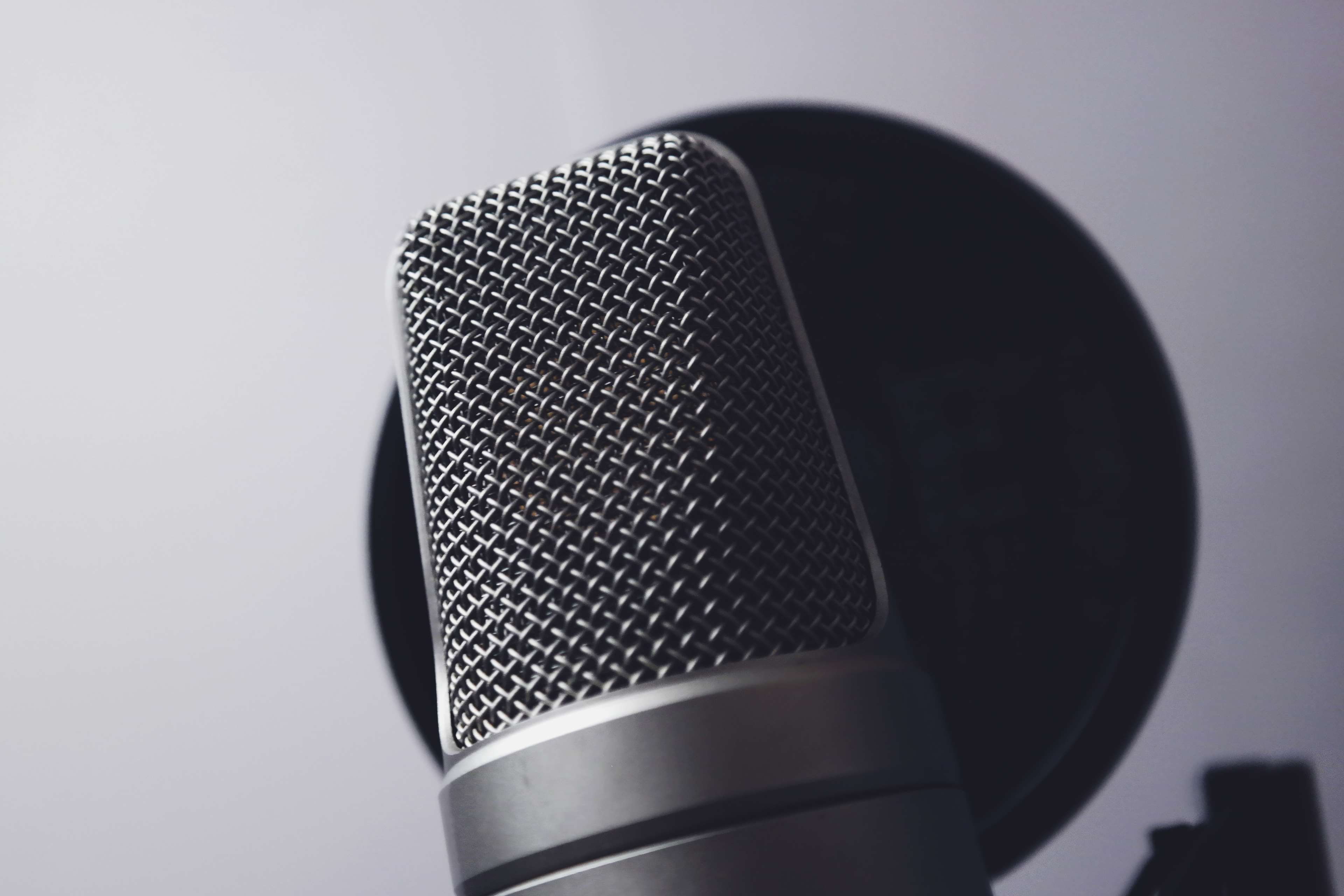 Chrome, Close Up, Mic, Microphone, Music 4k Wallpaper