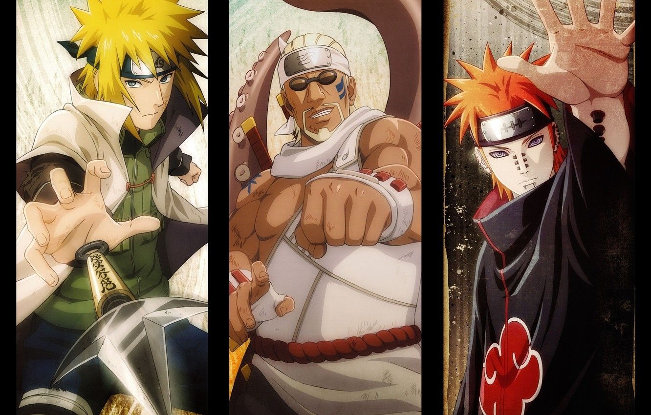 Wallpaper look, hand, red, cloak, Naruto, gesture, fist, rapper
