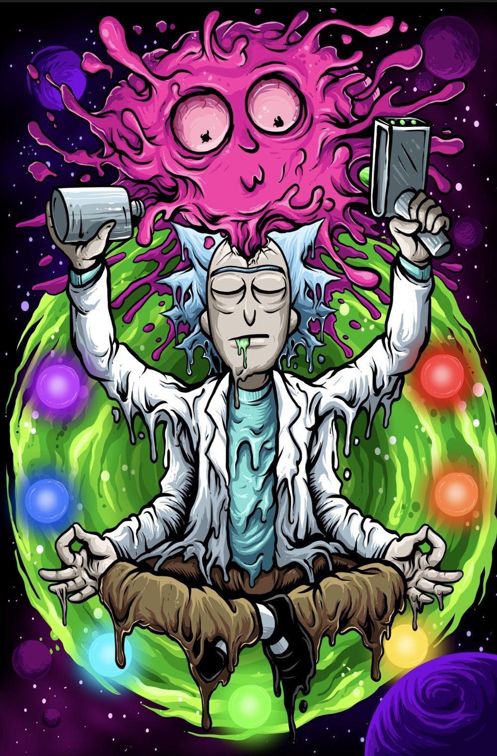 Rick And Morty Weed Wallpapers Wallpaper Cave