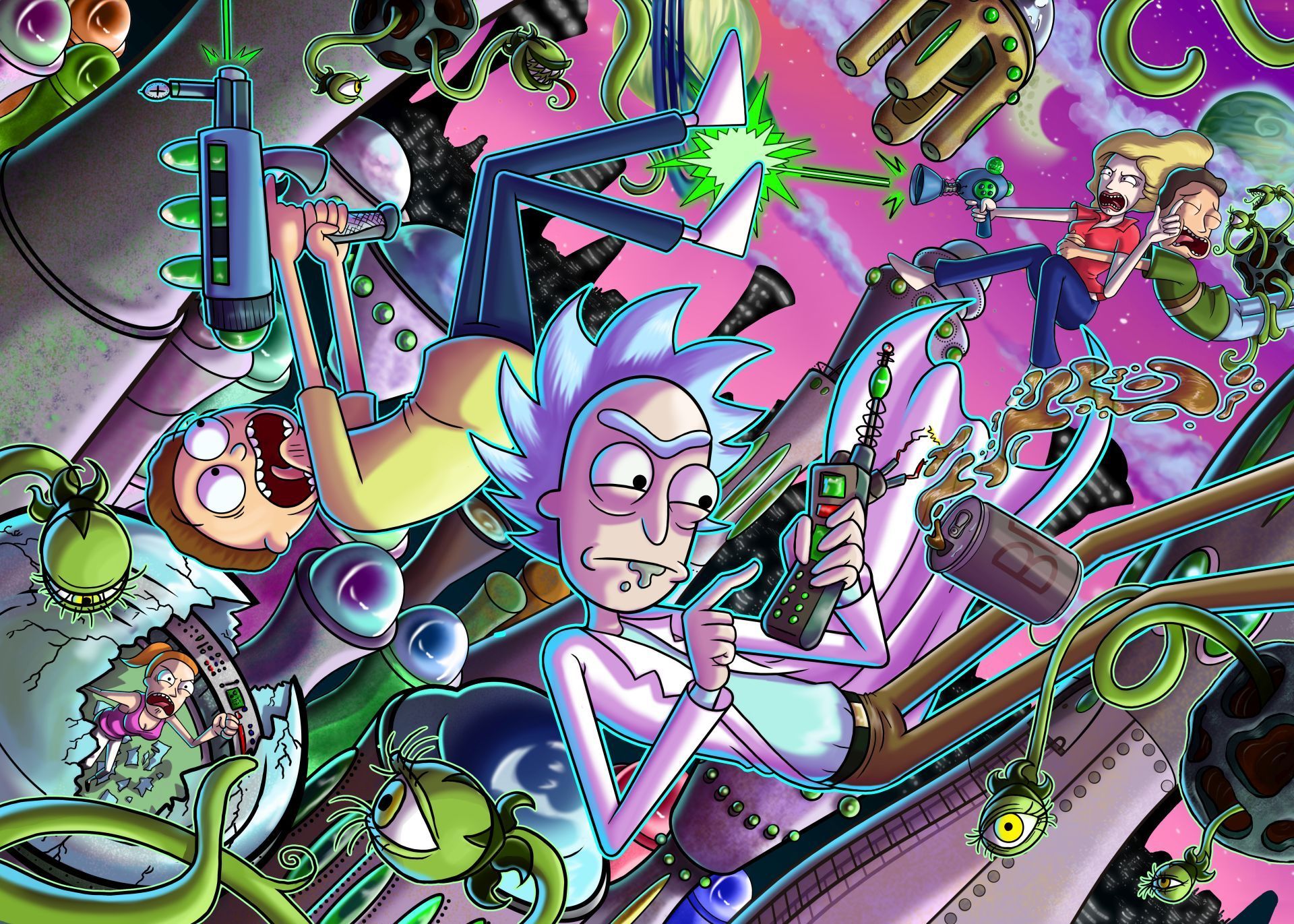 Wallpaper of the Day & Morty. Word of The Nerd
