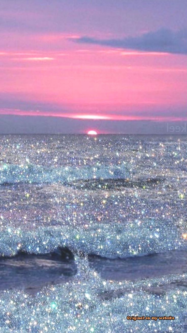 Glitter Ocean Wallpaper Free Glitter Ocean Background