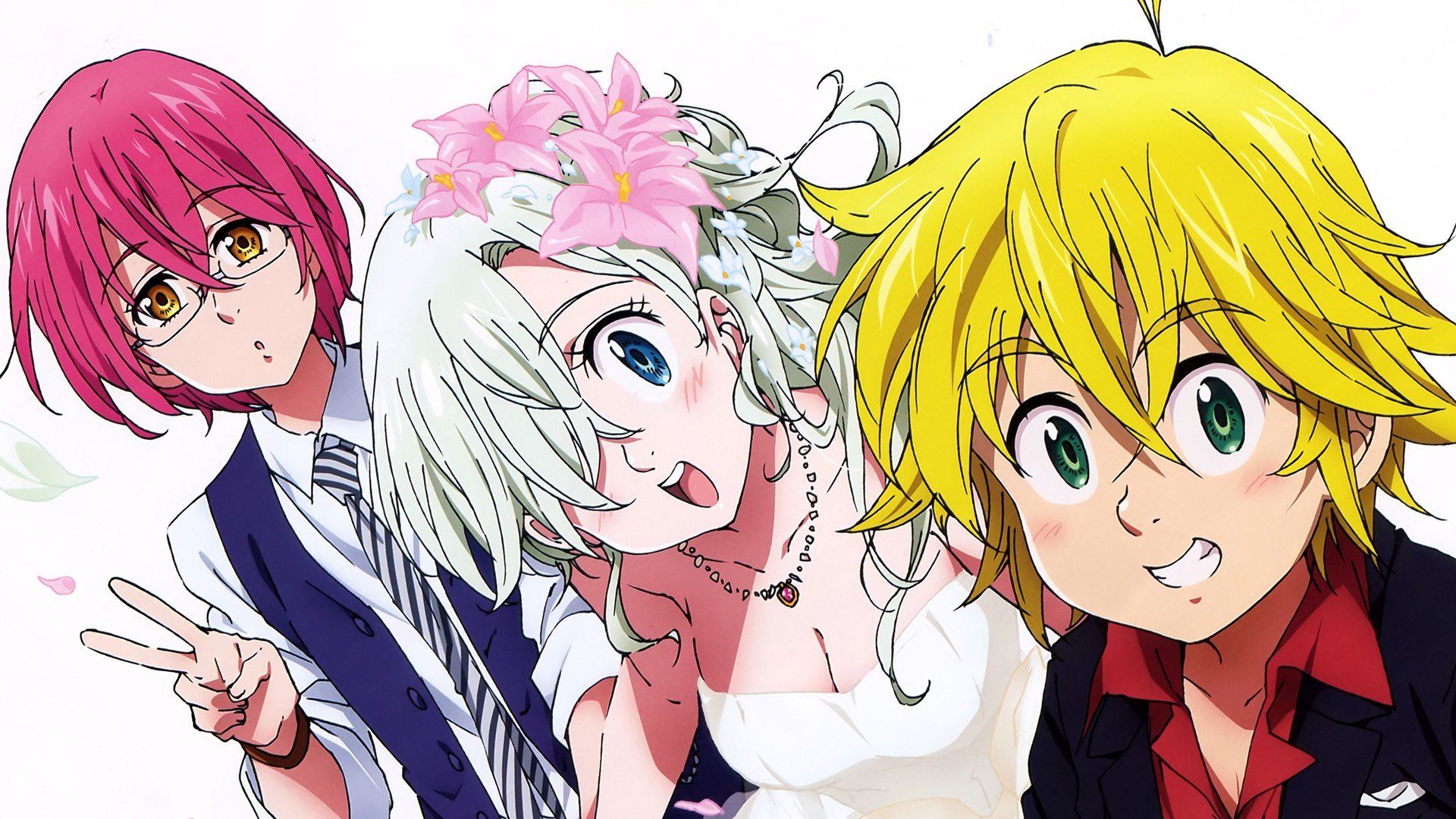 Nanatsu no Taizai, Meliodas, Gowther ( Sin of Lust ), Elizabeth