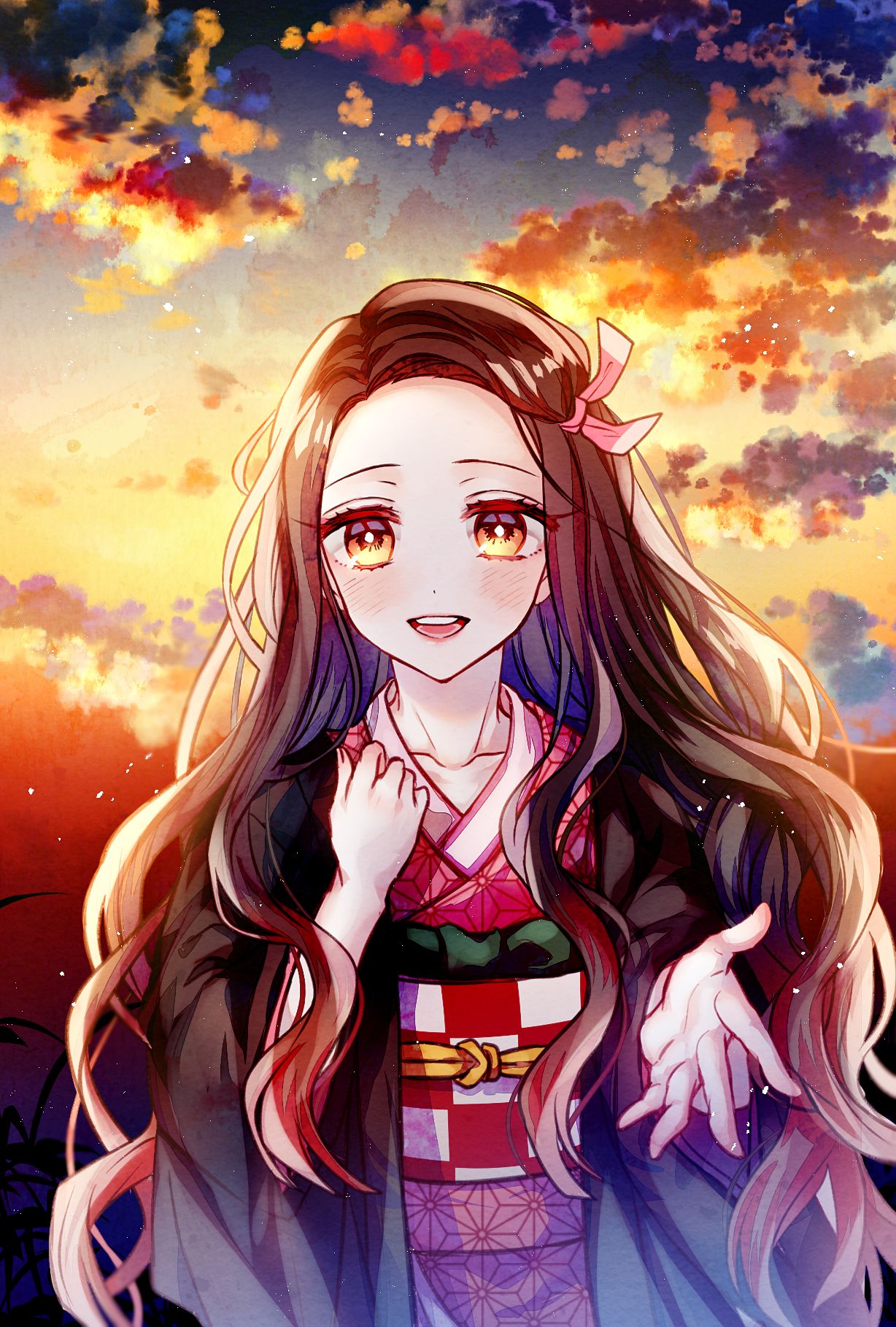 wallpaper anime kimetsu no yaiba HD. Only for Funn!