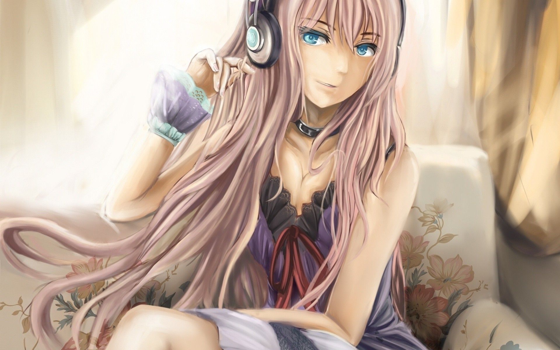 anime, Music, Vocaloid, Megurine Luka, Soft Shading Wallpaper HD