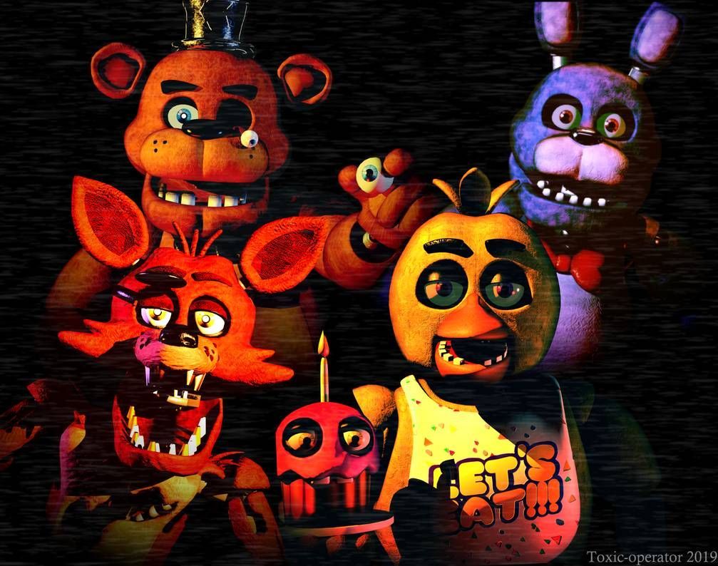 The Main Four By Toxic Operator. Fnaf Wallpaper