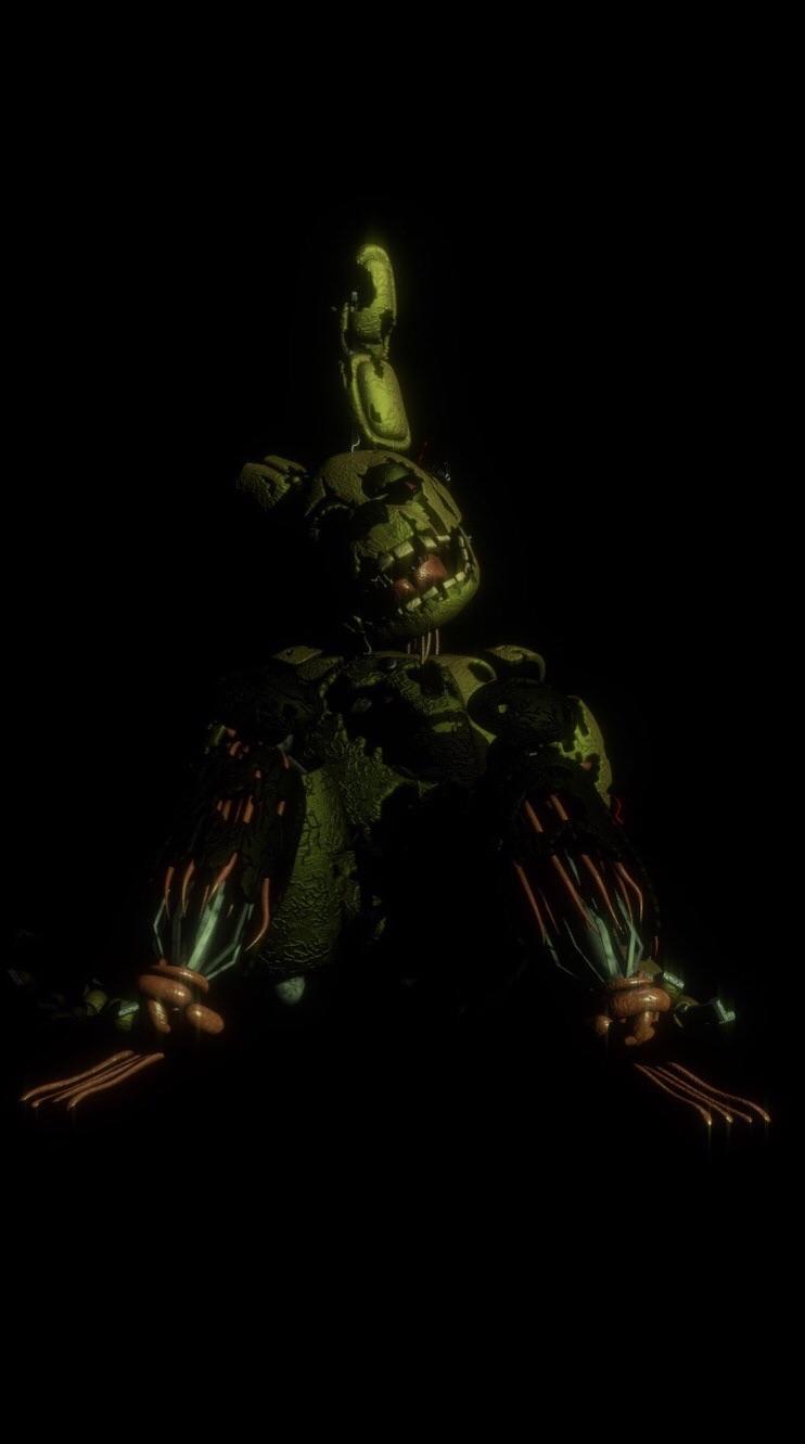 Springtrap Phone Wallpaper (Model by Mistberg) (Render