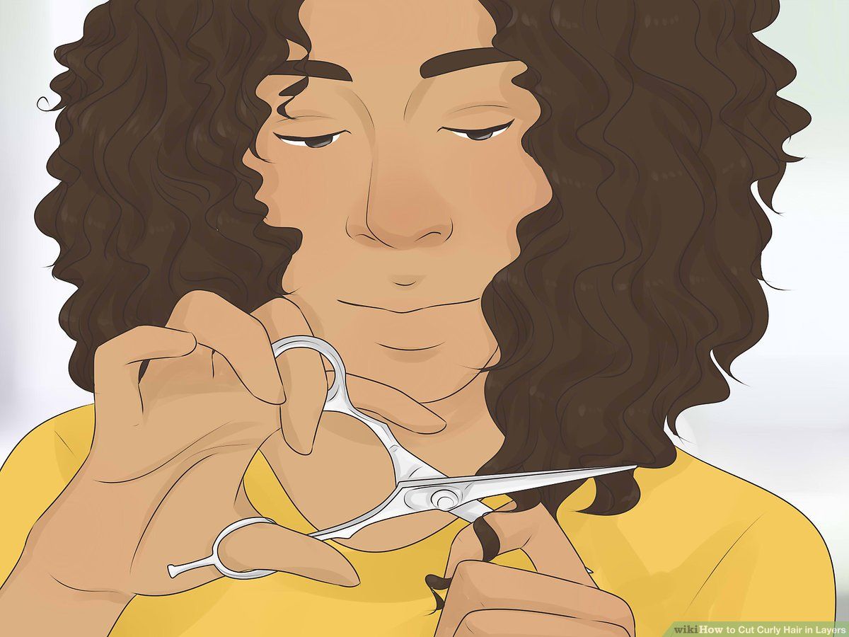 How to Cut Curly Hair in Layers: 14 Steps (with Picture)