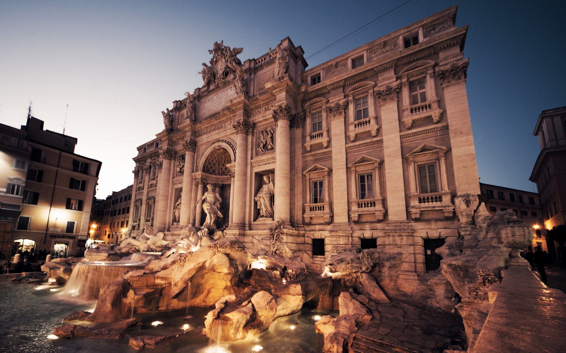 Trevi Fountain Rome Wallpaper