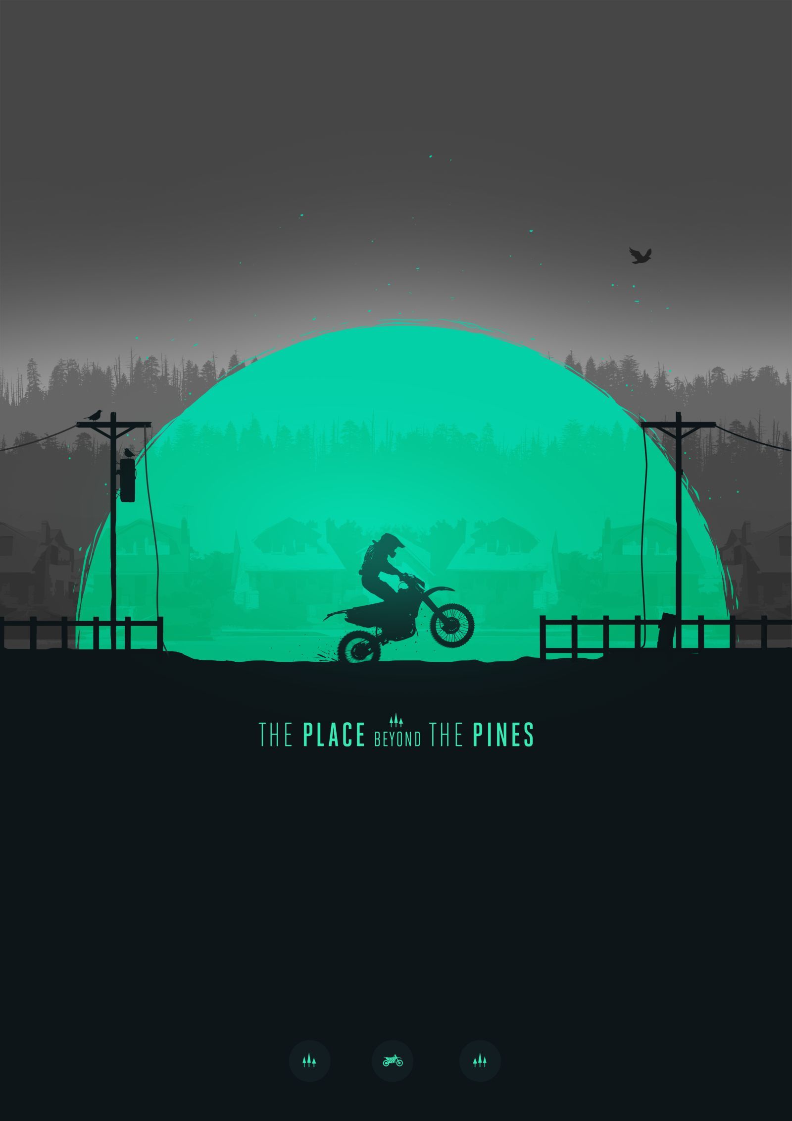 The Place Beyond The Pines. Alternative movie posters, Film posters, Poster