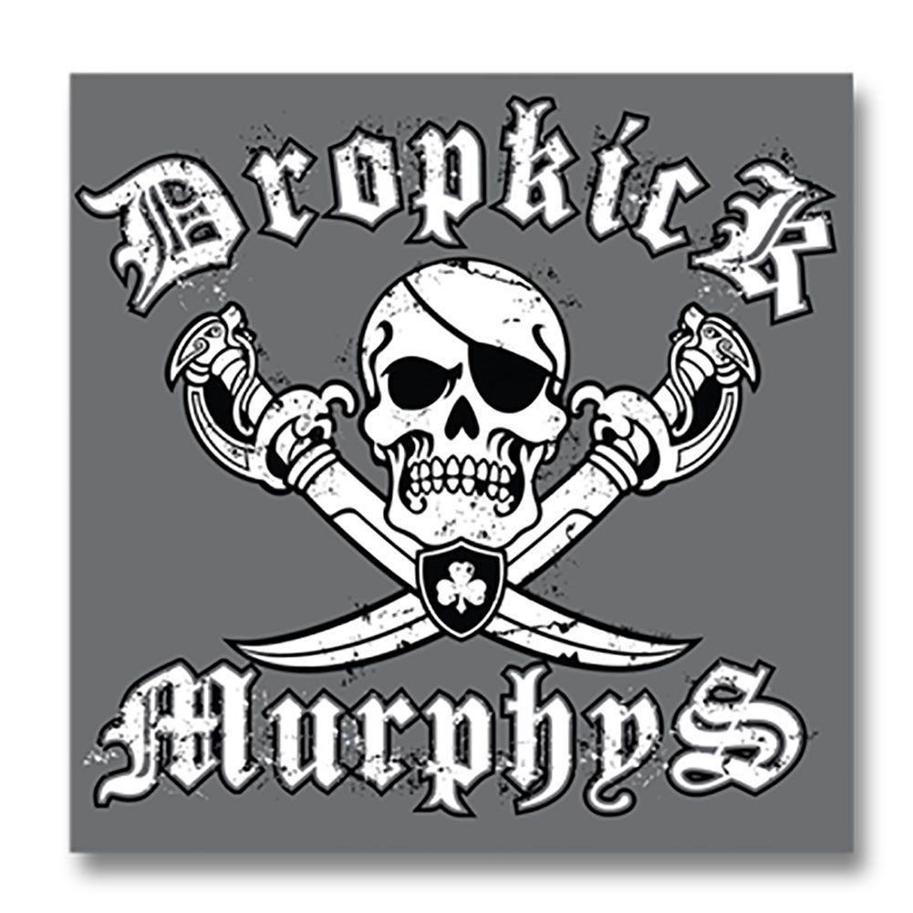 Jolly Roger Pirate. Sticker. Dropkick murphys merch