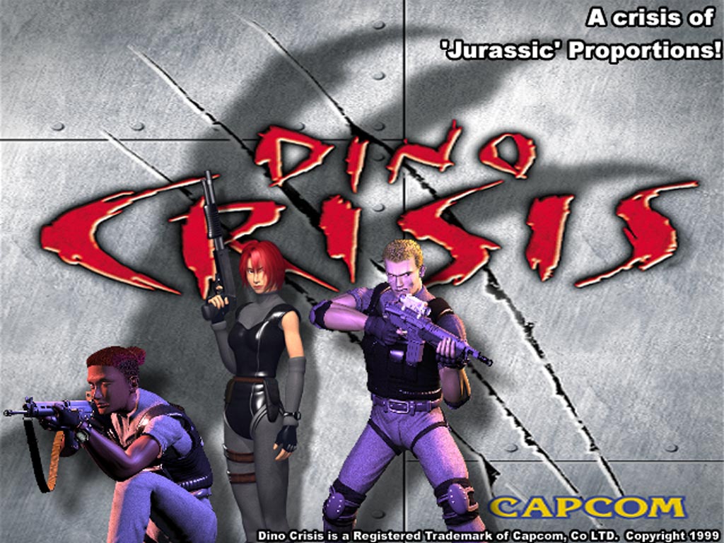 Dino Crisis (1999) promotional art