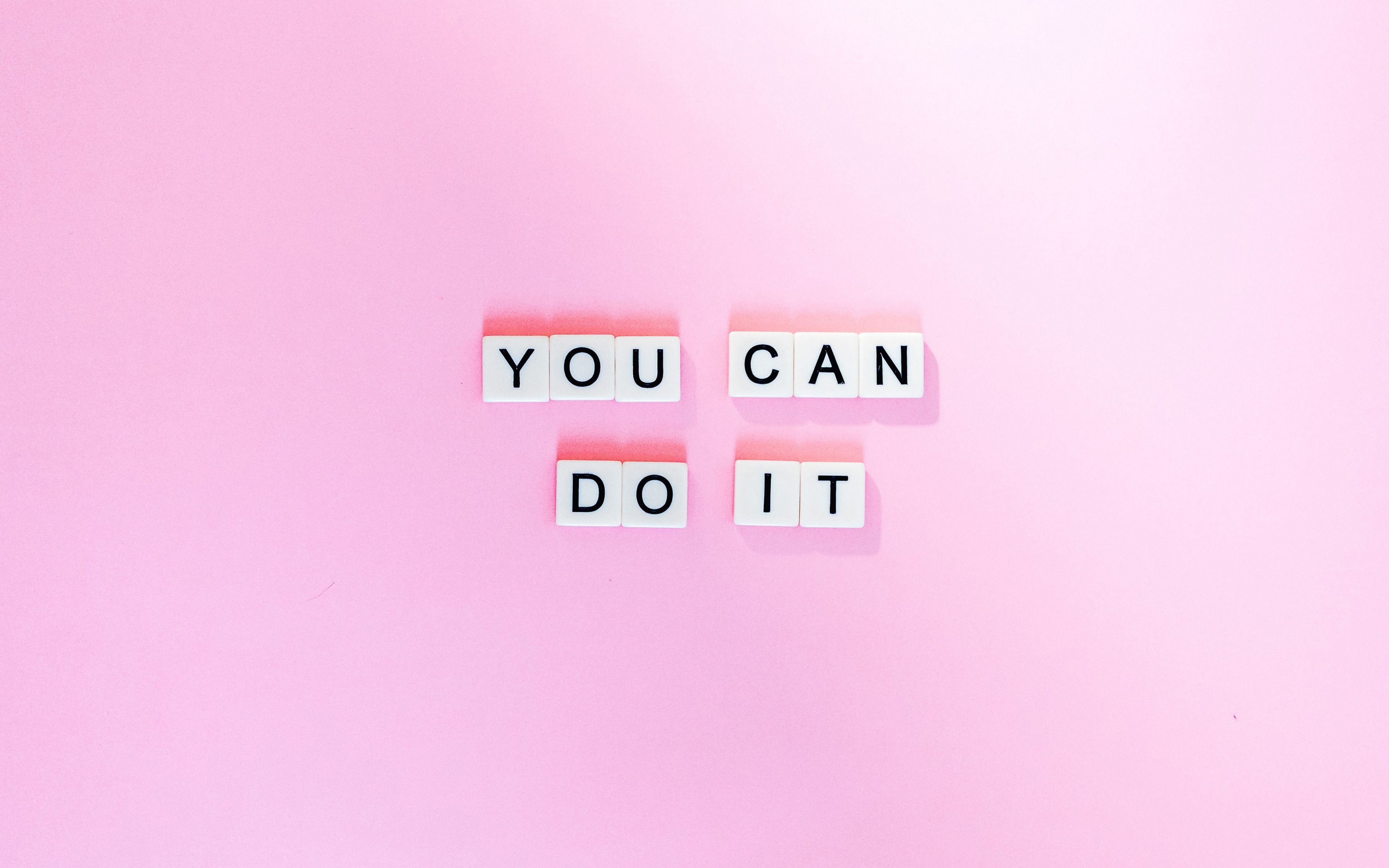 Download wallpaper You Can Do It, creative art, motivation quotes