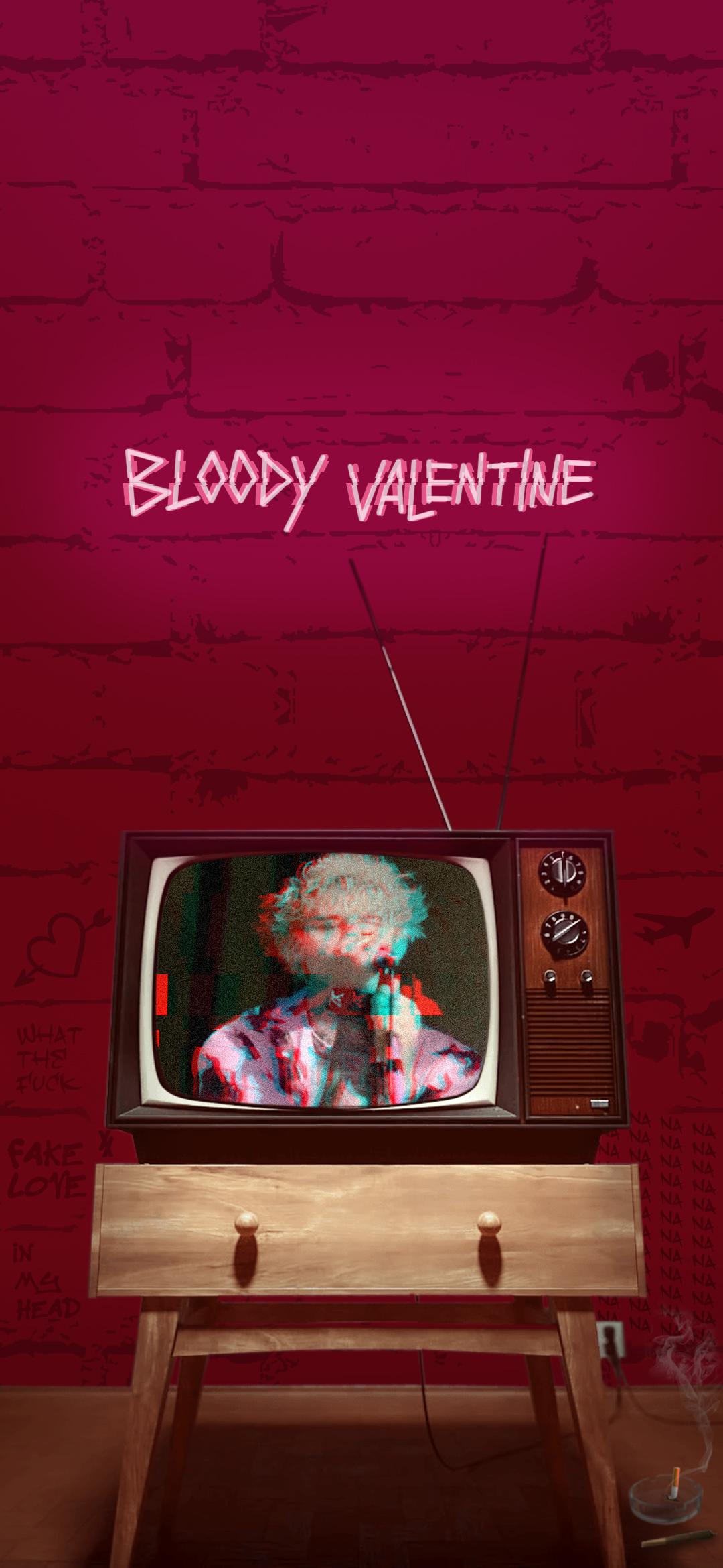New Bloody Valentine phone wallpaper edit