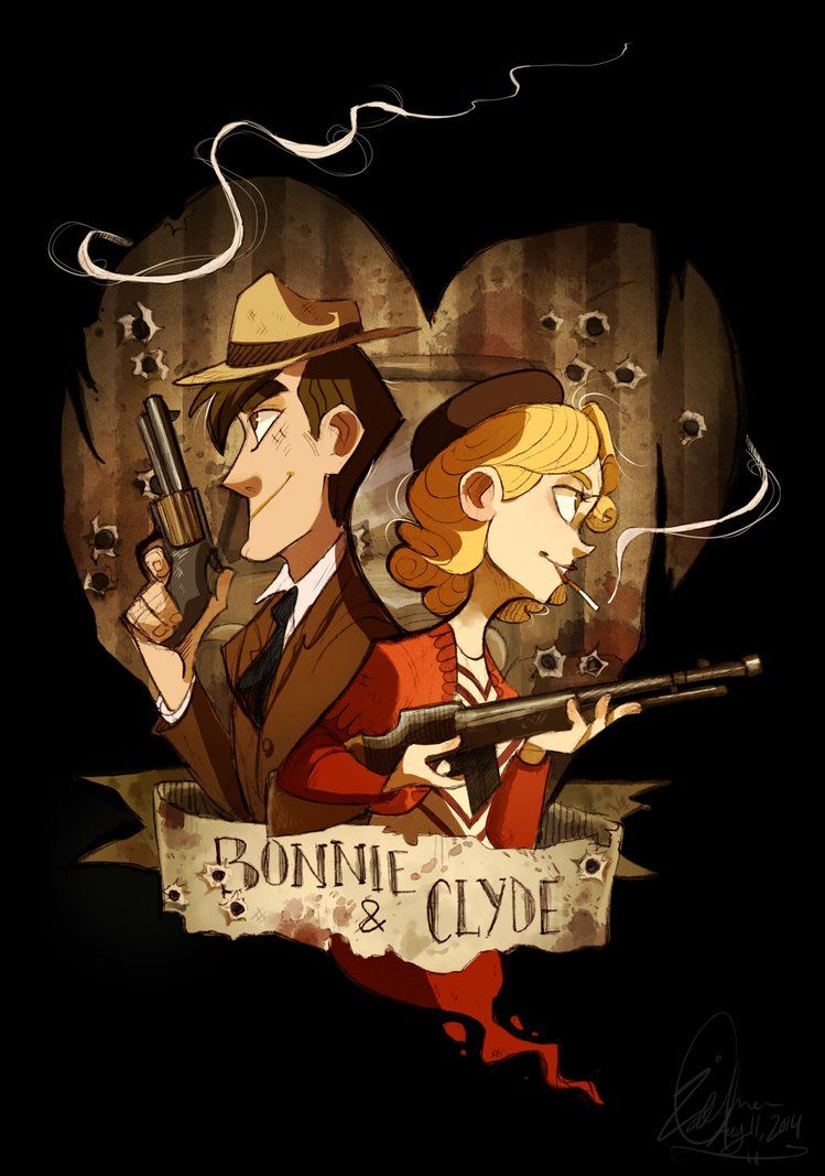 Free download Bonnie and Clyde by FailTaco [749x1067]