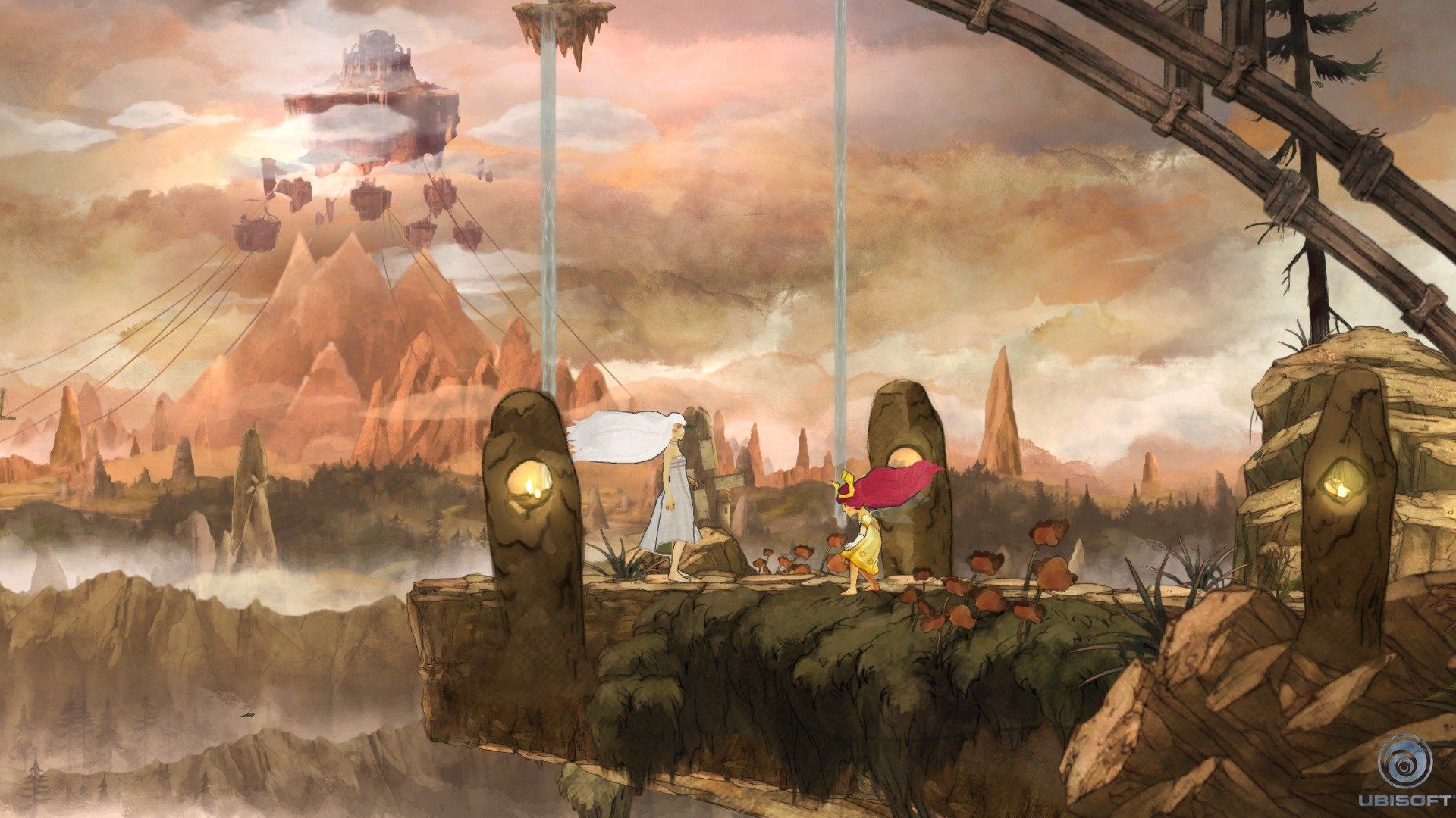 CHILD OF LIGHT Platform Rpg Fantasy Family Child Light Wallpaper