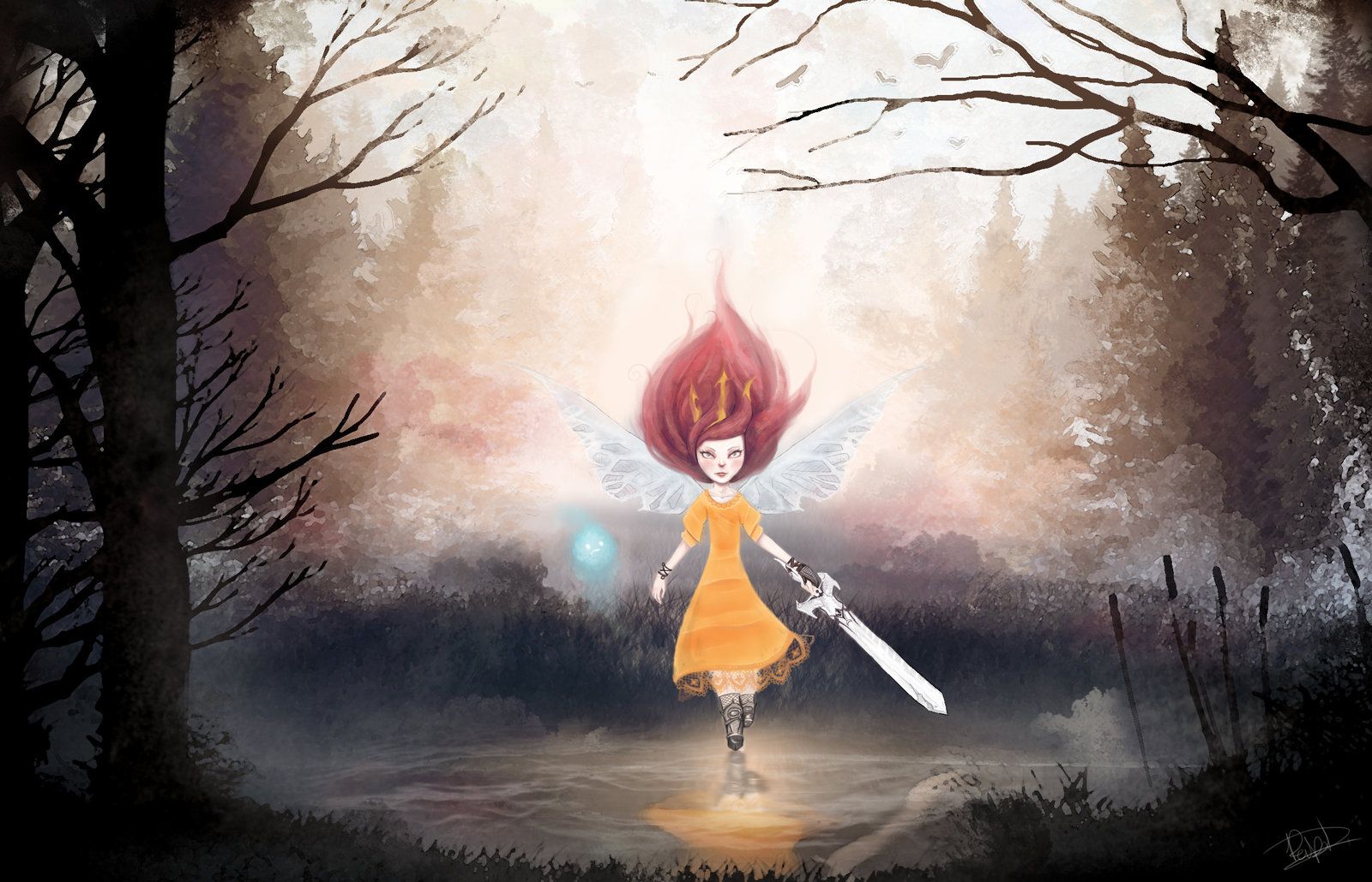 Child Of Light Art Wallpaper