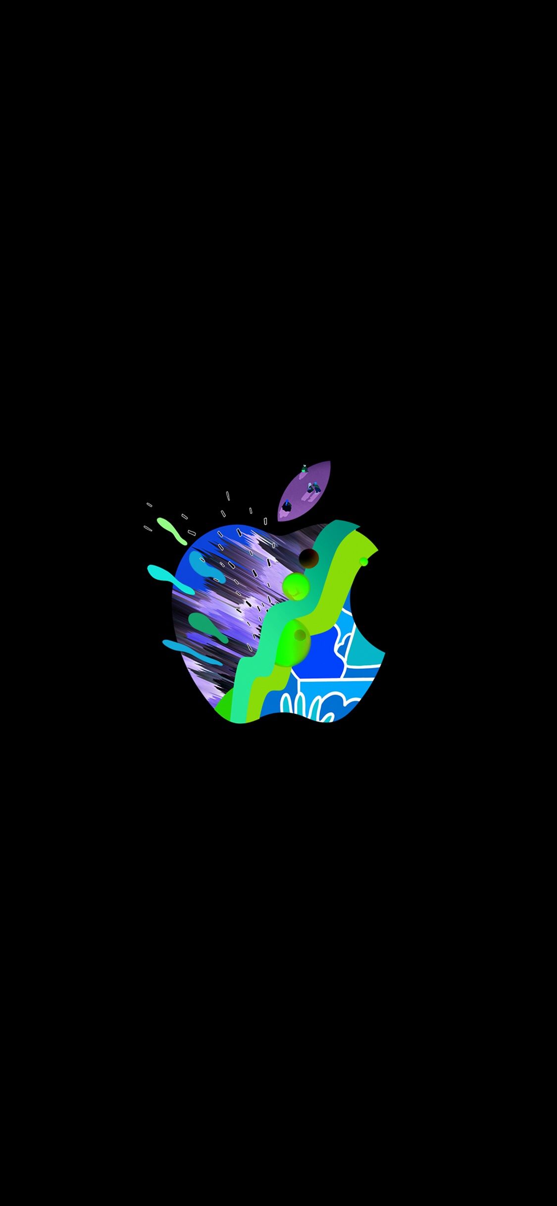 Milan Apple store and iPhone Xs event inspired wallpaper