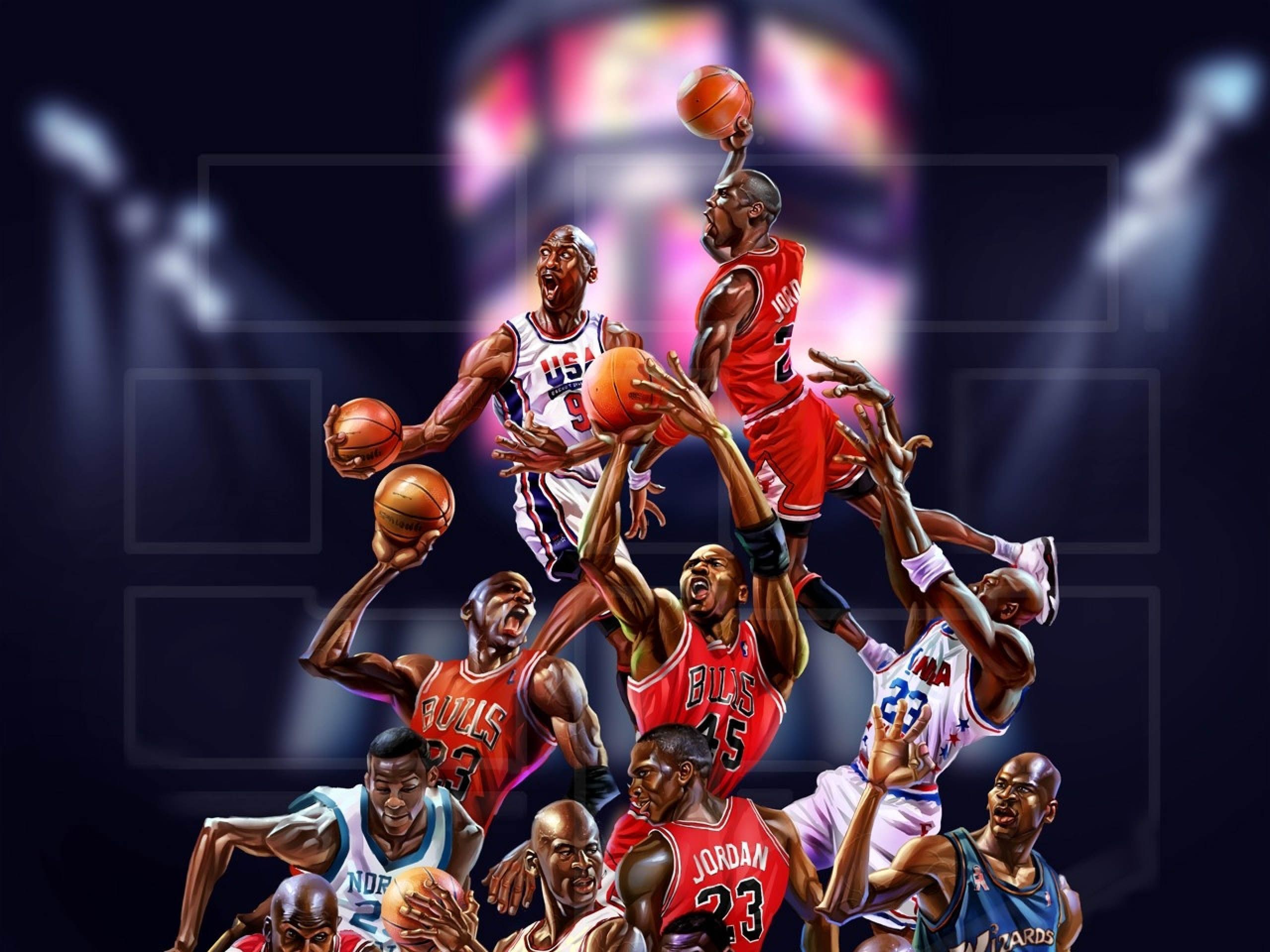 Michael Jordan Cartoon Wallpaper Free Michael Jordan Cartoon Background